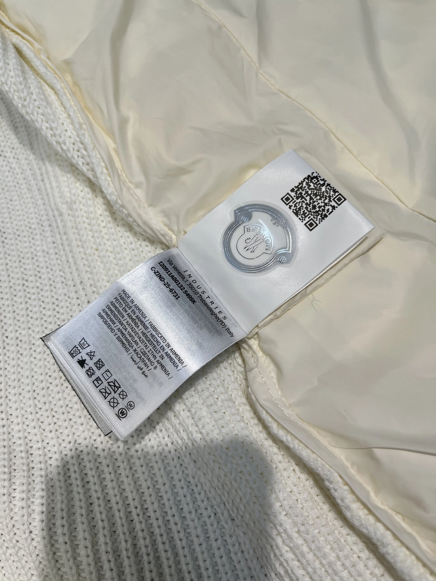Victoria-- 7o9385r Down jacket white goose down wool 3colour item: E-F431J2004-3