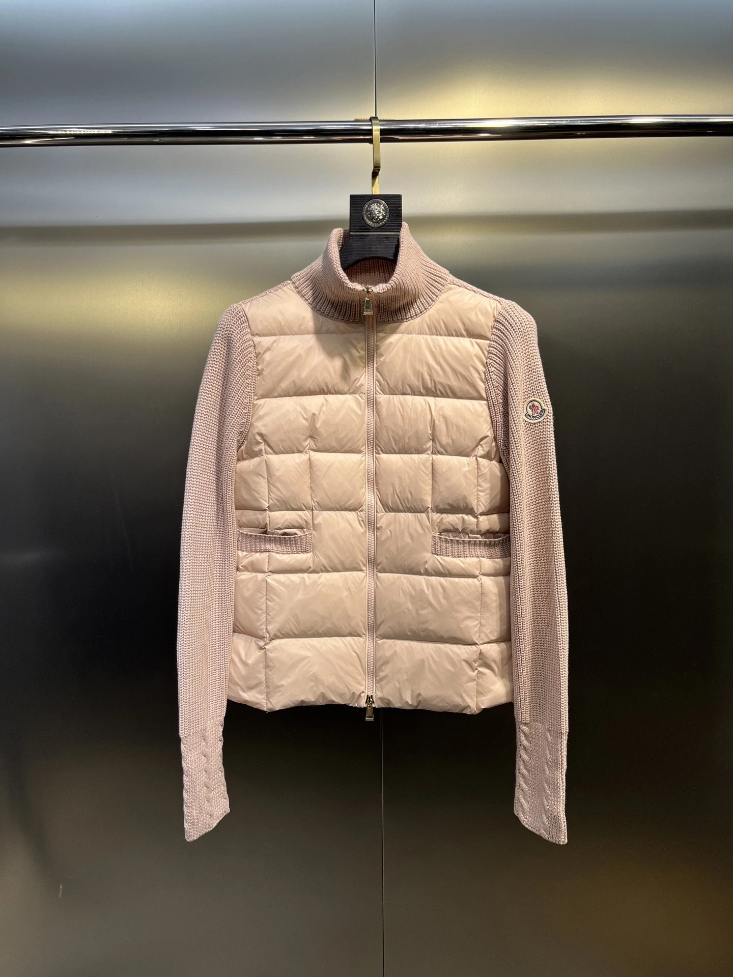 Victoria-- 7o9385r Down jacket white goose down wool 3colour item: E-F431J2004-3