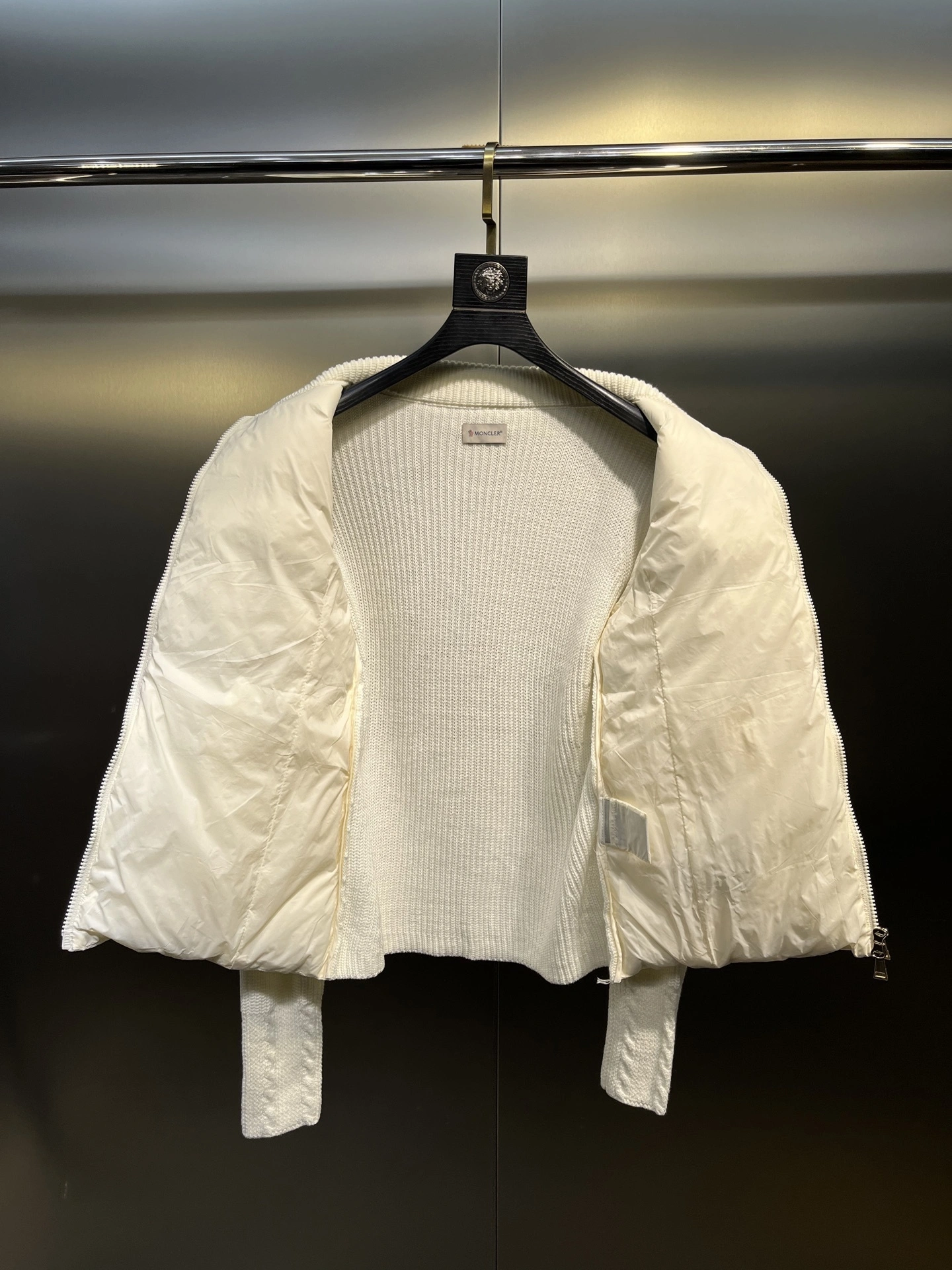 Victoria-- 7o9385r Down jacket white goose down wool 3colour item: E-F431J2004-3
