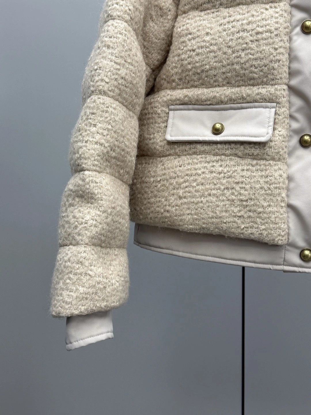 Victoria-- 7o9385r Down jacket wool 2colour item:E-F409J2220-2H