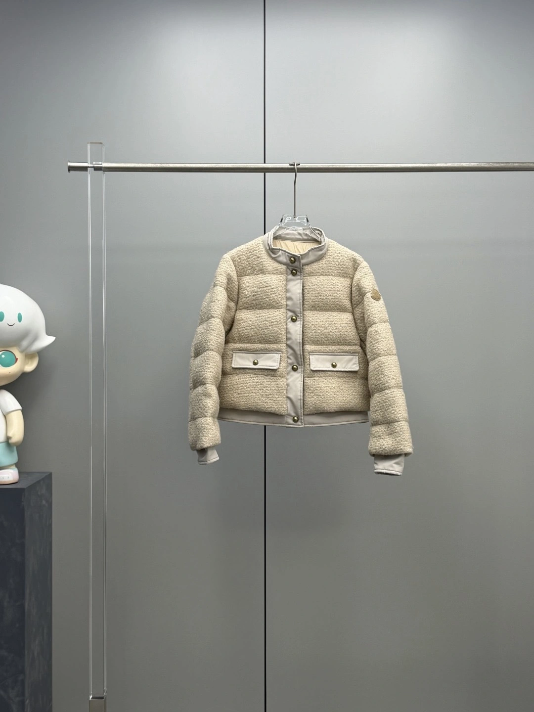Victoria-- 7o9385r Down jacket wool 2colour item:E-F409J2220-2H