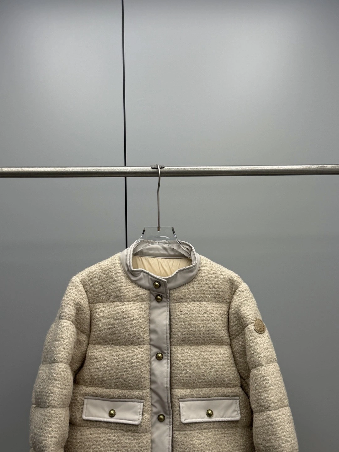 Victoria-- 7o9385r Down jacket wool 2colour item:E-F409J2220-2H