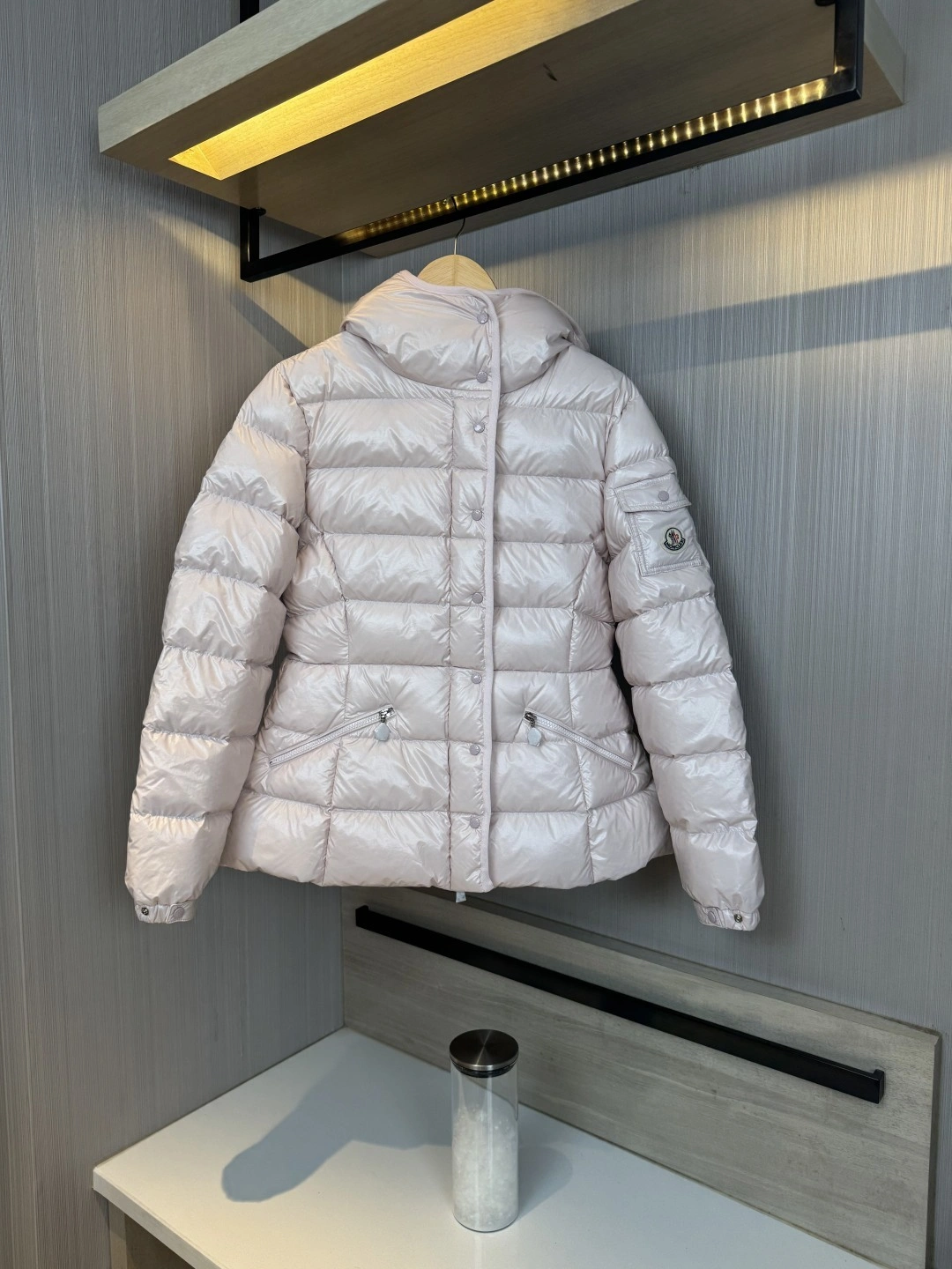 Victoria-- 7o9385r mocler barante Down jacket 2colour item: E-F409I1516-2