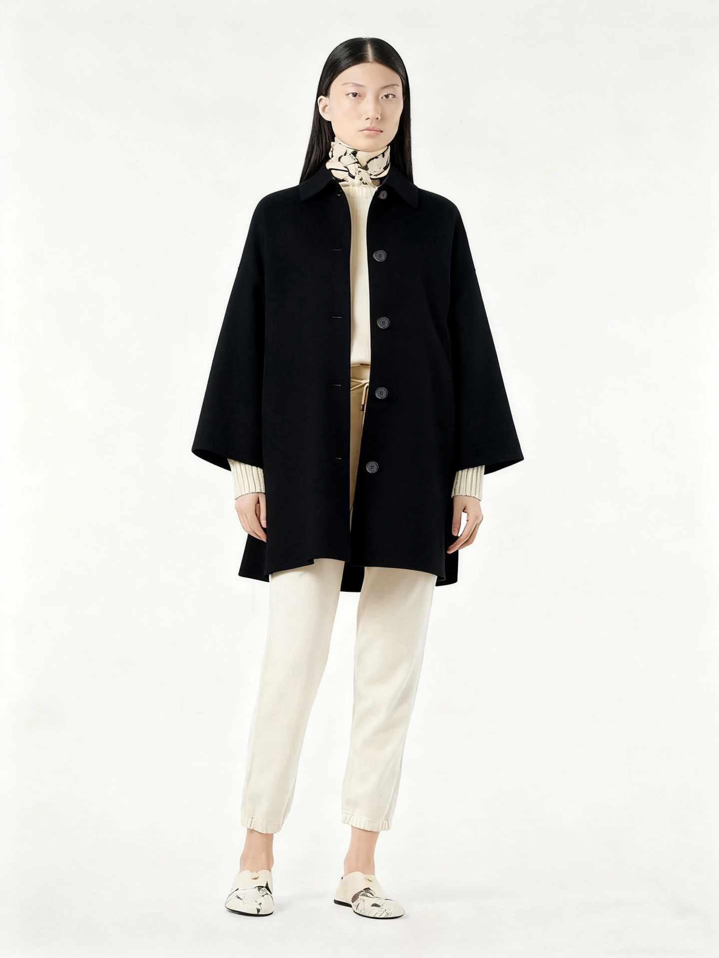 Victoria-- 8oro Pi191 cashmere wool 2colour item:E-F327J0922-2
