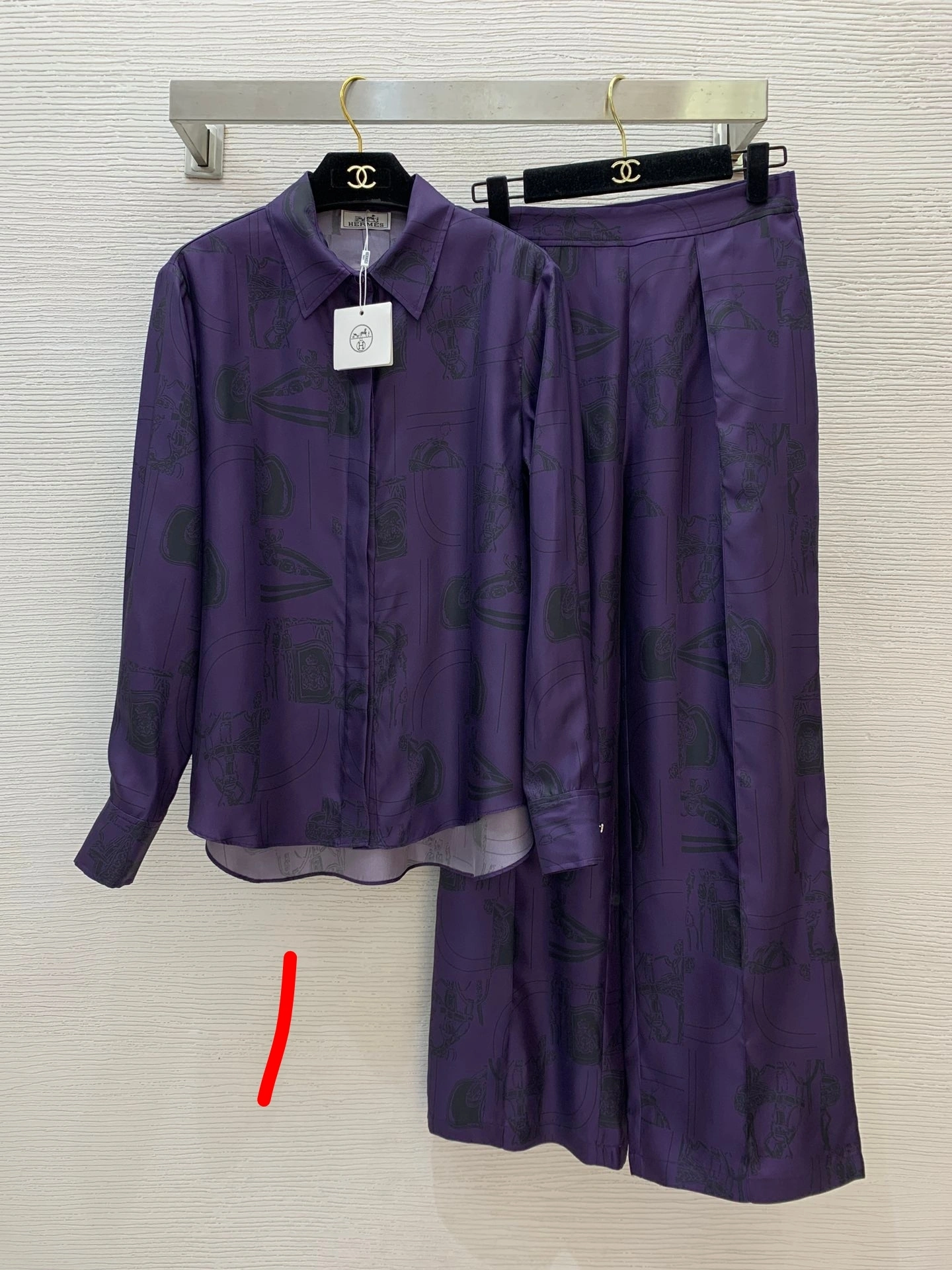 Victoria-- H5r75s Real silk suit 2colour item:E-F044L1865F
