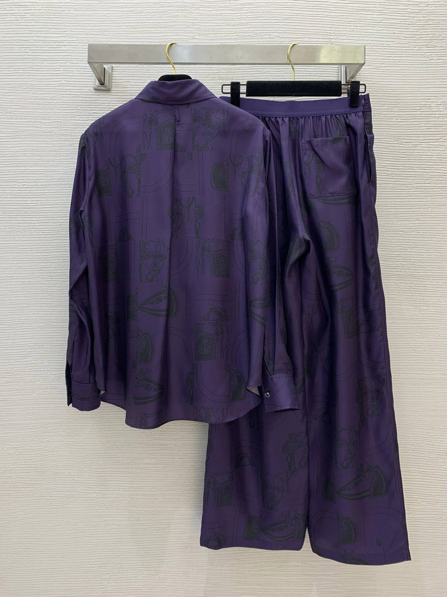 Victoria-- H5r75s Real silk suit 2colour item:E-F044L1865F