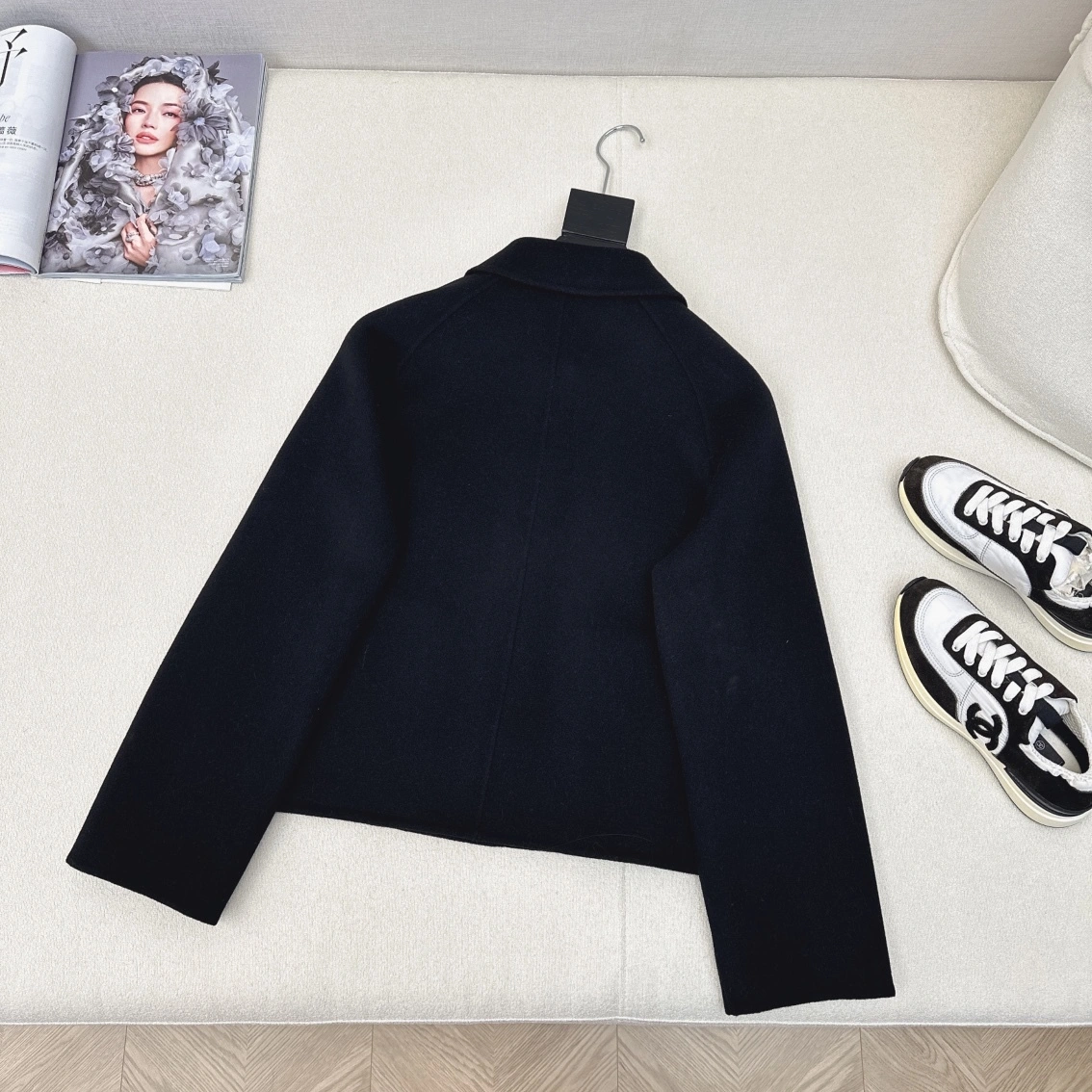 Victoria-- H5r75s Reversible wear cashmere 3colour item:D-F240H2528-3