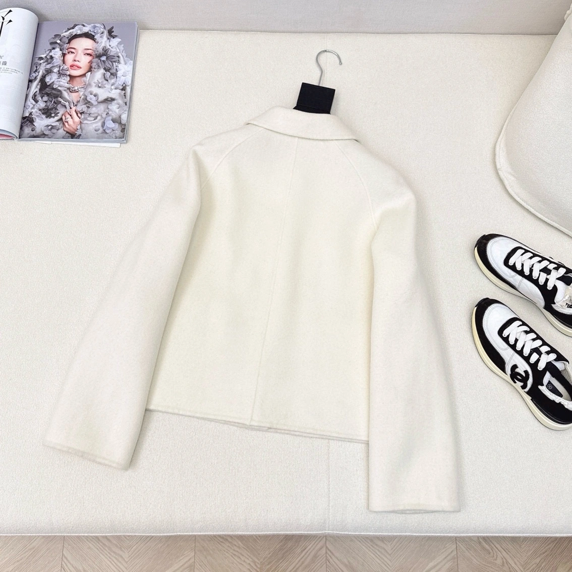 Victoria-- H5r75s Reversible wear cashmere 3colour item:D-F240H2528-3