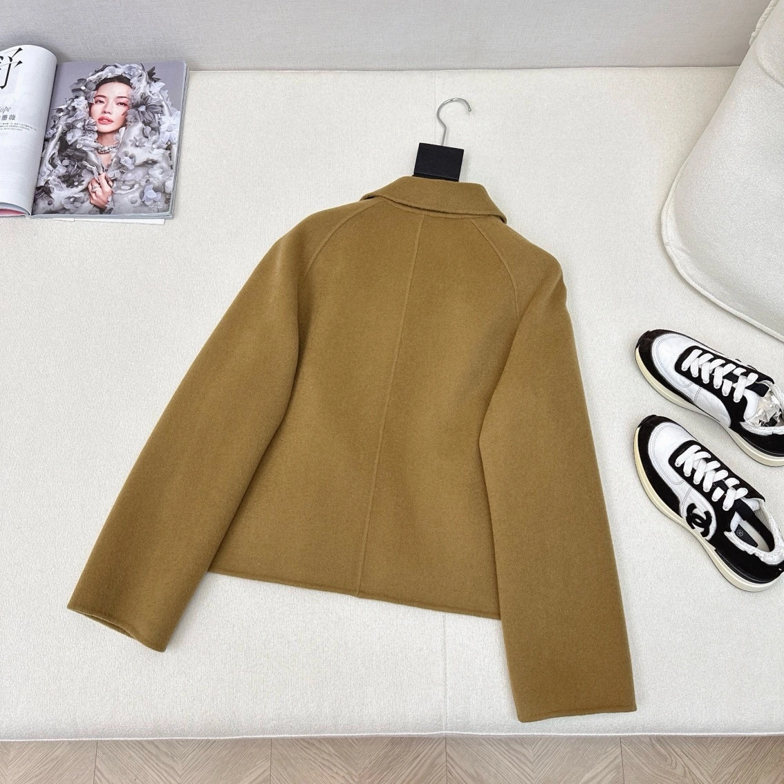Victoria-- H5r75s Reversible wear cashmere 3colour item:D-F240H2528-3