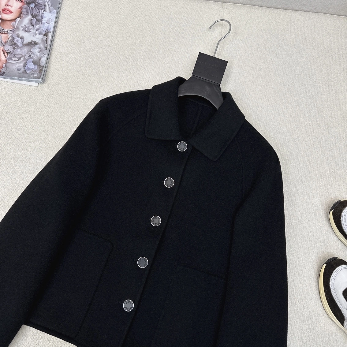 Victoria-- H5r75s Reversible wear cashmere 3colour item:D-F240H2528-3