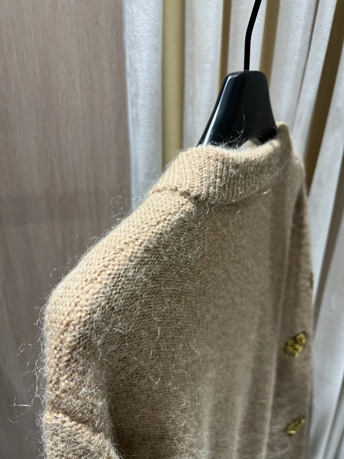 Victoria-- V1859ti9o Sequin Heart Wool Cardigan item:E-F140L1908H
