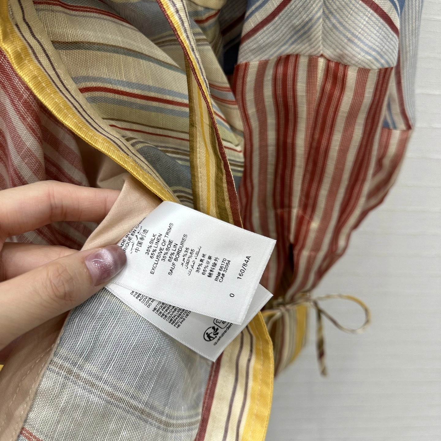 Victoria-- Zi775r7199 Real silk Linen fabric item:F-F061A2007