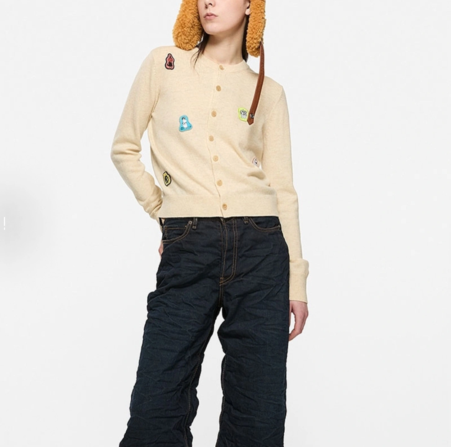 Victoria- 1395 Acne Studios x Moomin wool embroidery item:E-F140I2751H