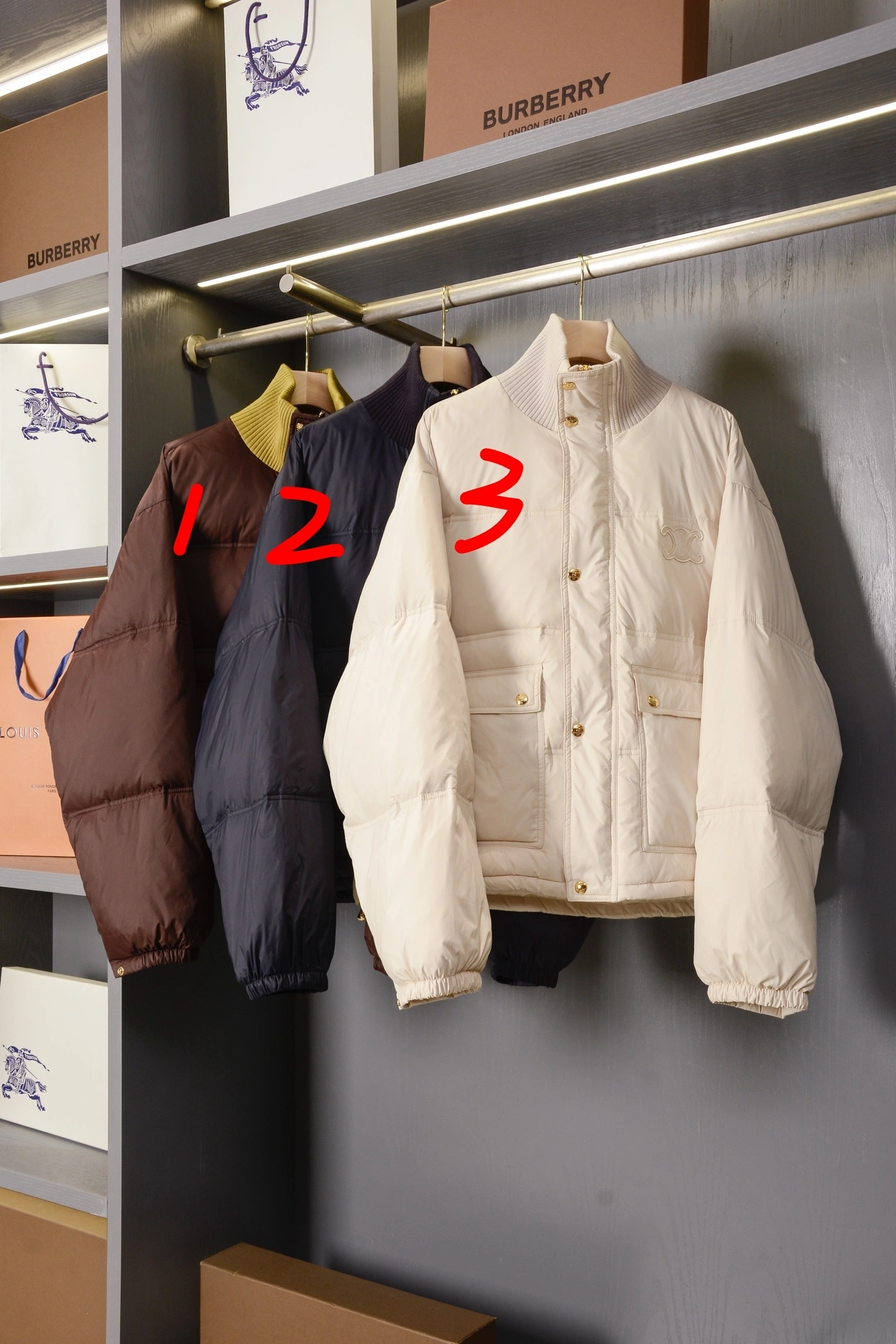 Victoria- 358i95 Down jacket 3Colour item:E-F020K1602-3H