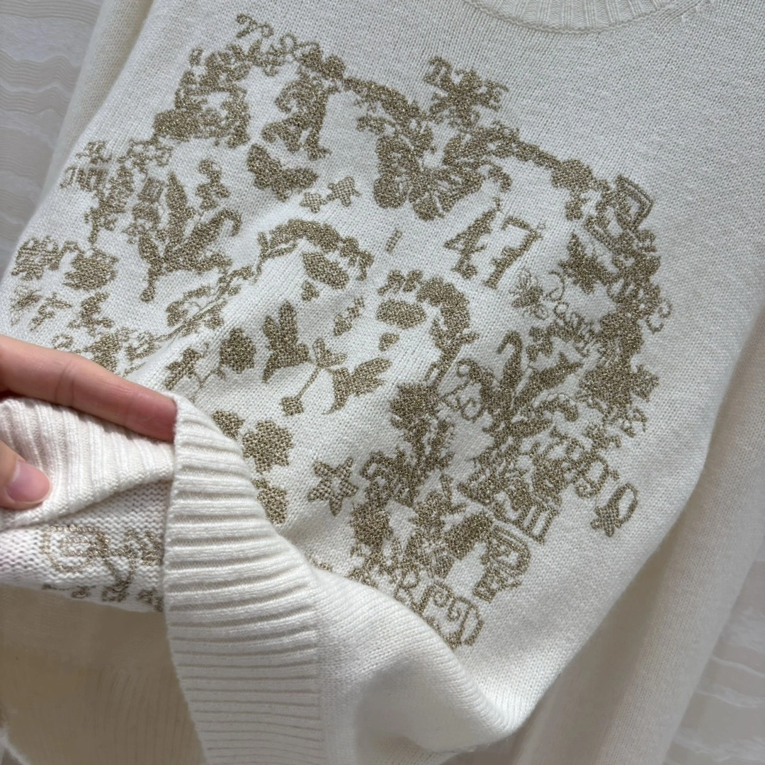 Victoria- 4ior Amour1947 embroidery Cashmere item:E-F240B2313