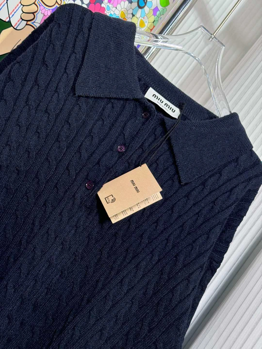 Victoria- 7iu7iu POLO cashmere item:E-F405A0565