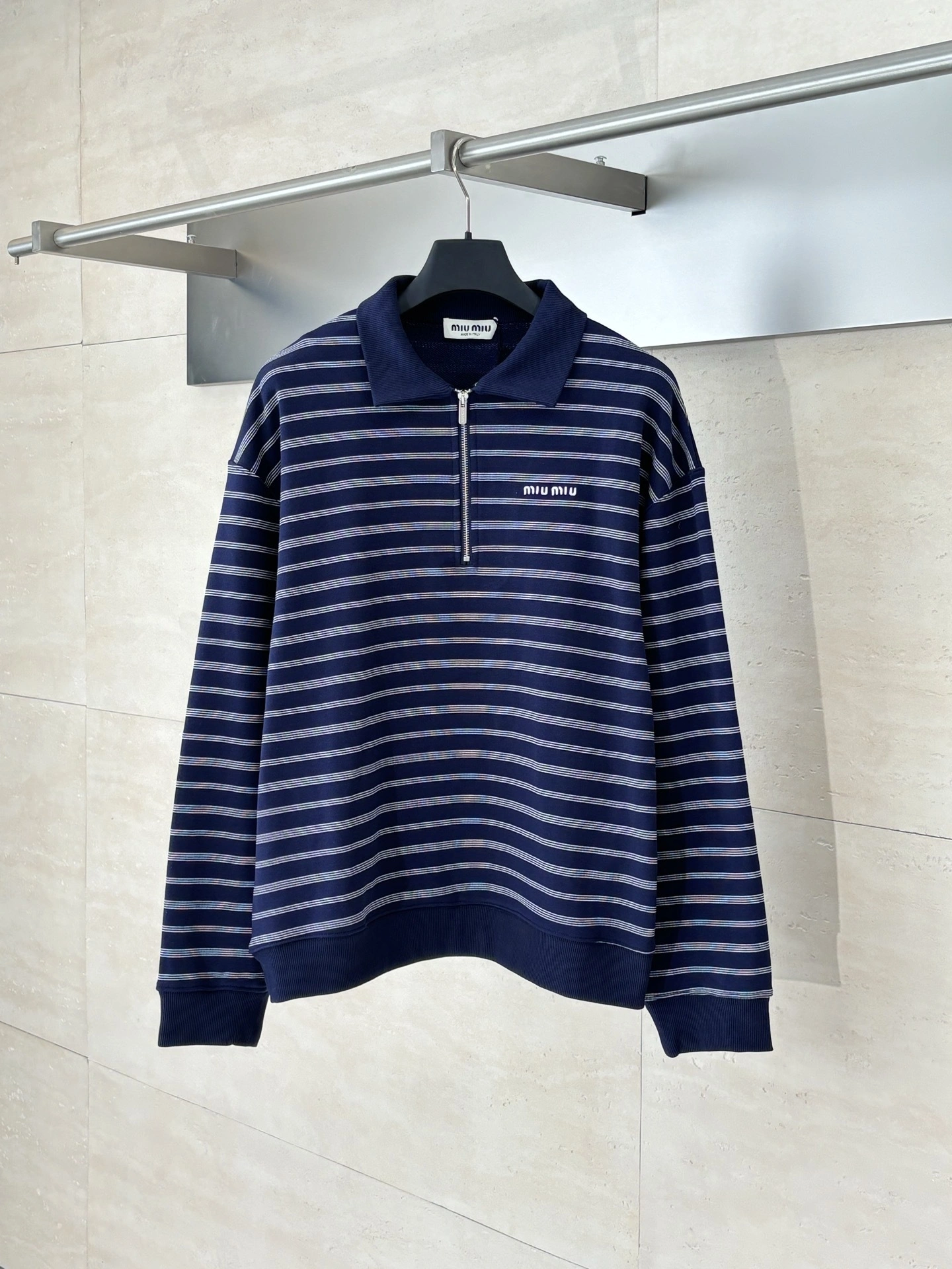 Victoria- 7iu7iu Polo Cotton oversize item:E-F363H1904