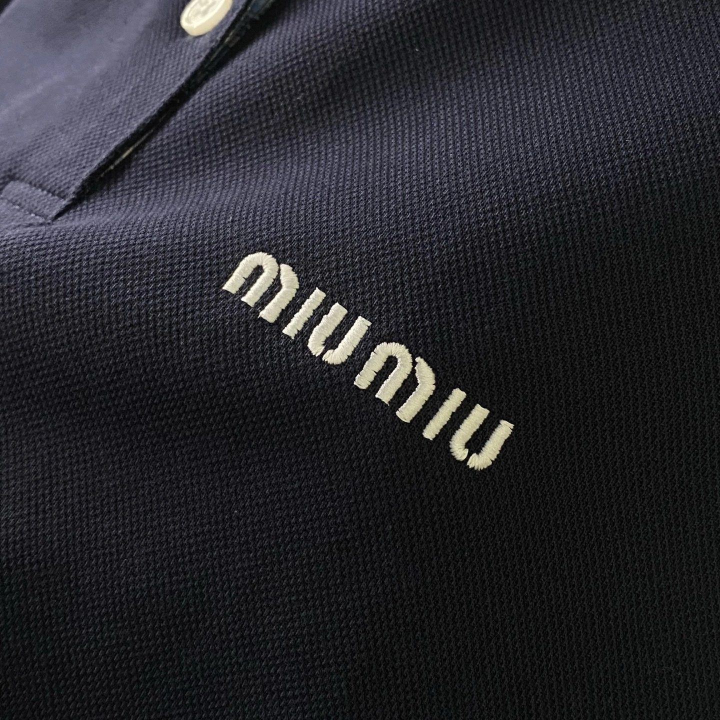 Victoria- 7iu7iu Polo embroidery Cotton item:E-F361C1753
