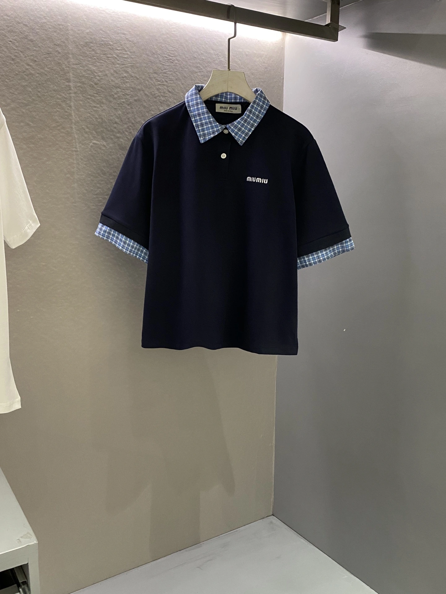 Victoria- 7iu7iu Polo embroidery Cotton item:E-F361C1753