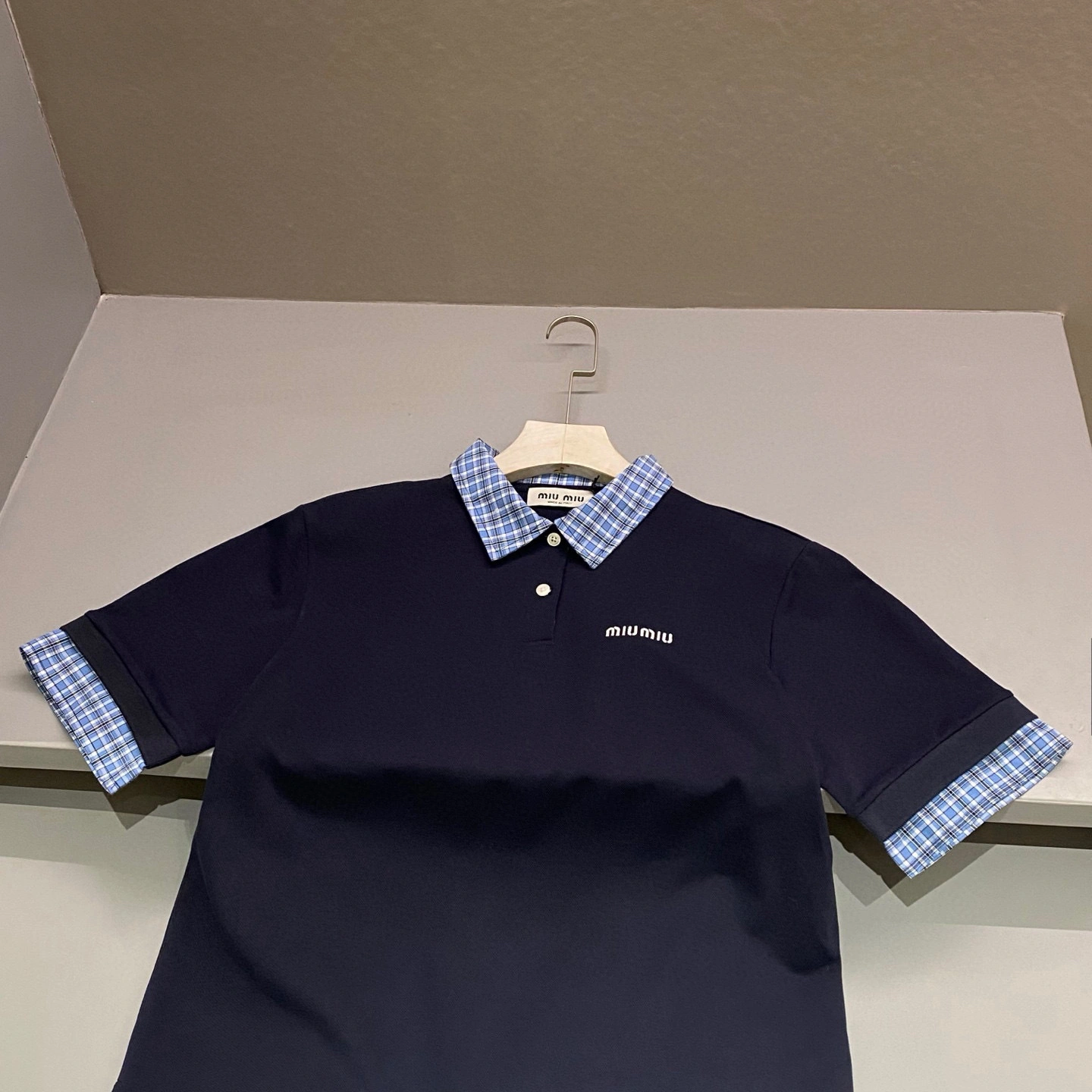 Victoria- 7iu7iu Polo embroidery Cotton item:E-F361C1753