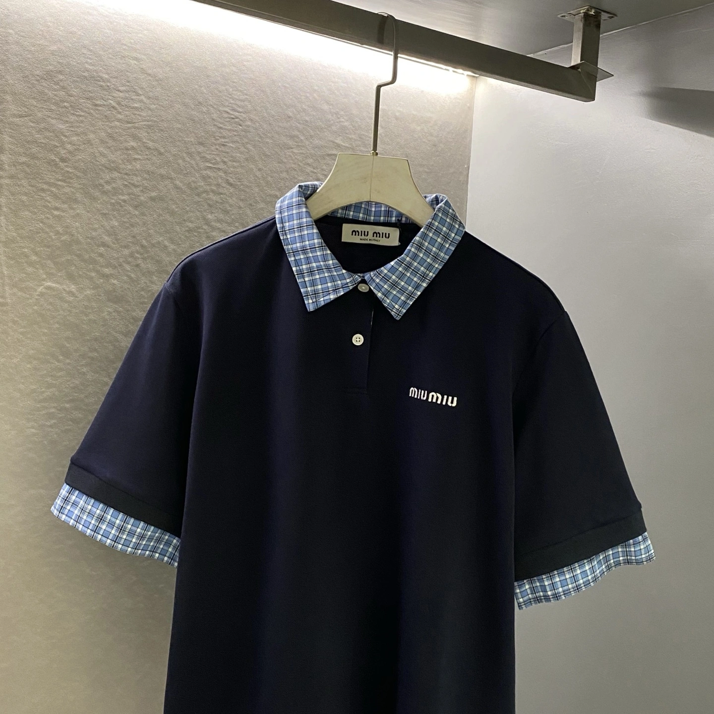 Victoria- 7iu7iu Polo embroidery Cotton item:E-F361C1753