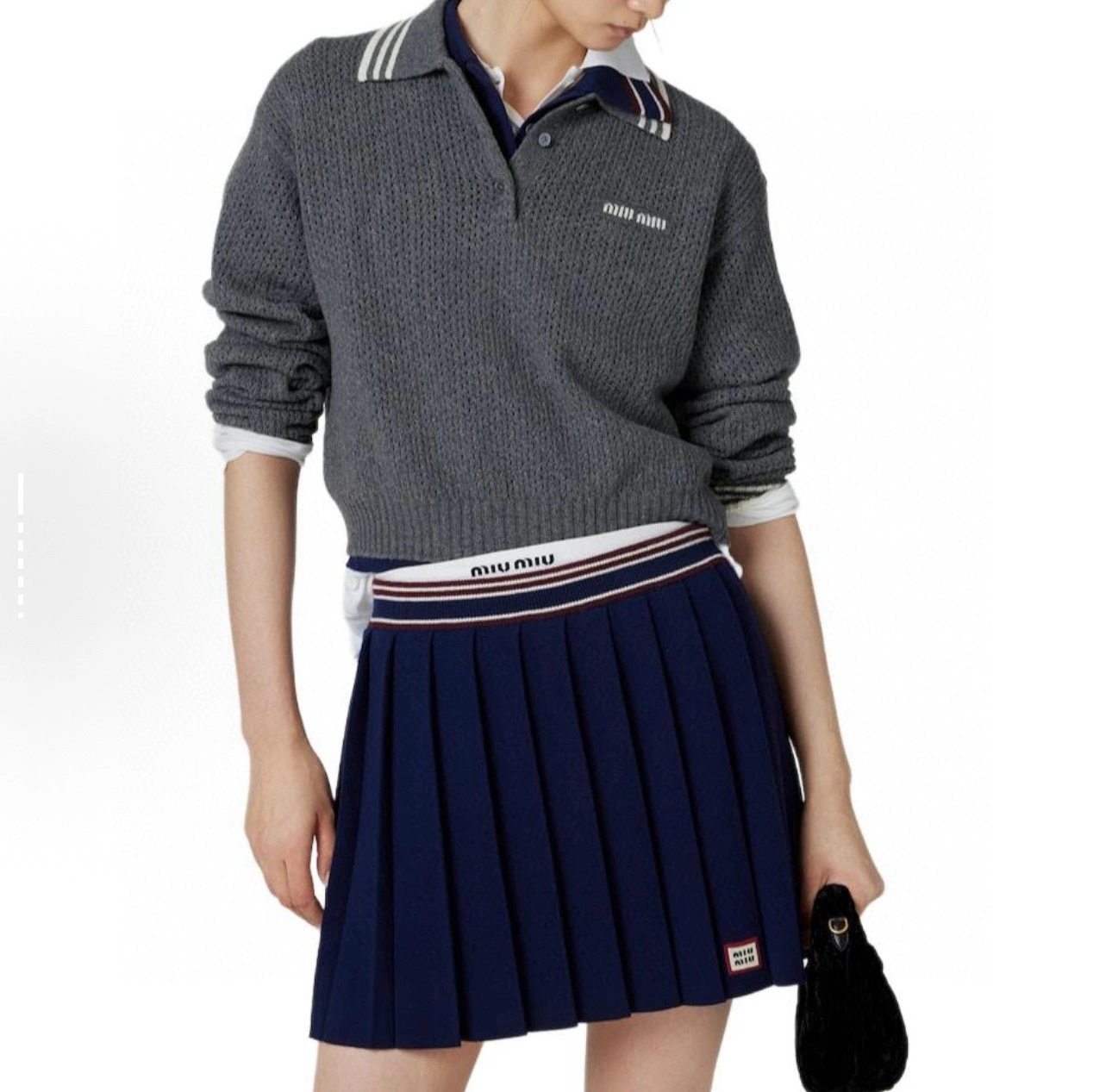 Victoria- 7iu7iu Polo wool cashmere item:E-F409J3727