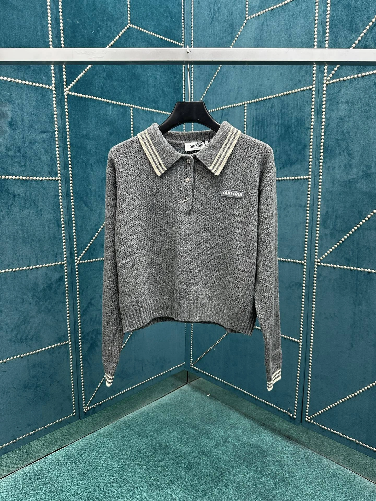 Victoria- 7iu7iu Polo wool cashmere item:E-F409J3727