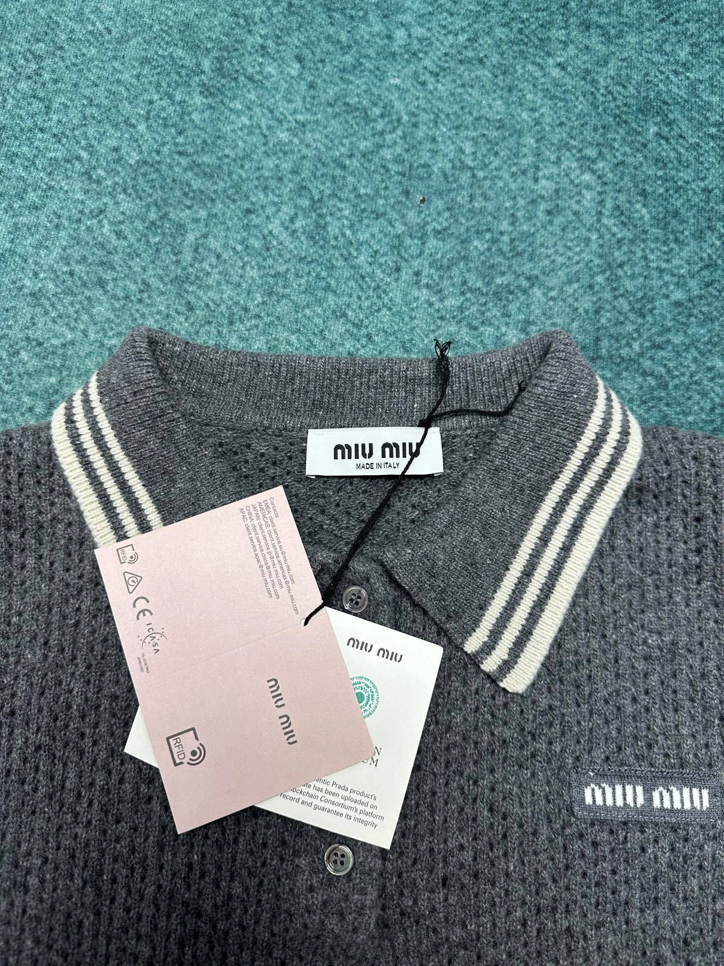 Victoria- 7iu7iu Polo wool cashmere item:E-F409J3727