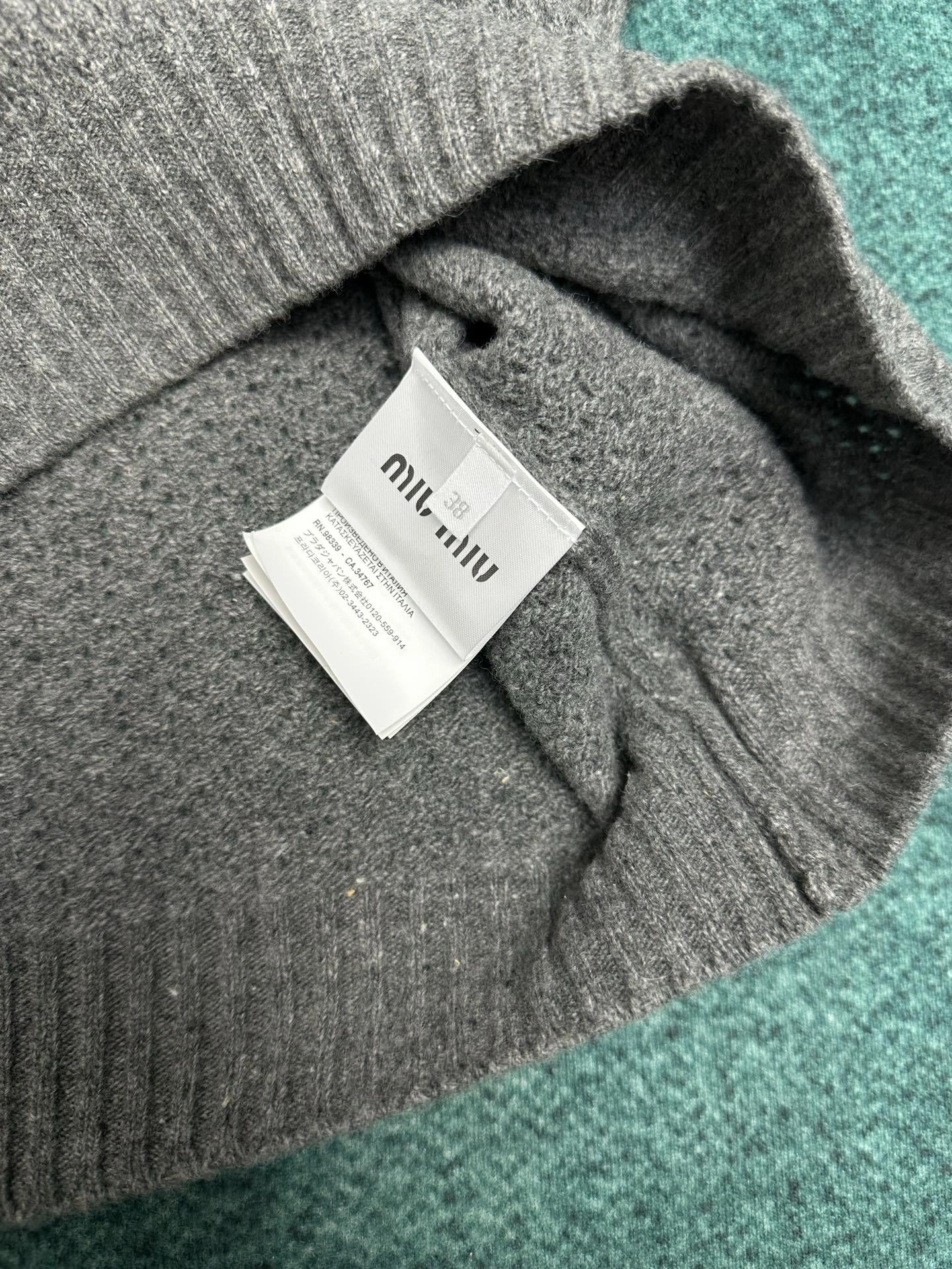 Victoria- 7iu7iu Polo wool cashmere item:E-F409J3727