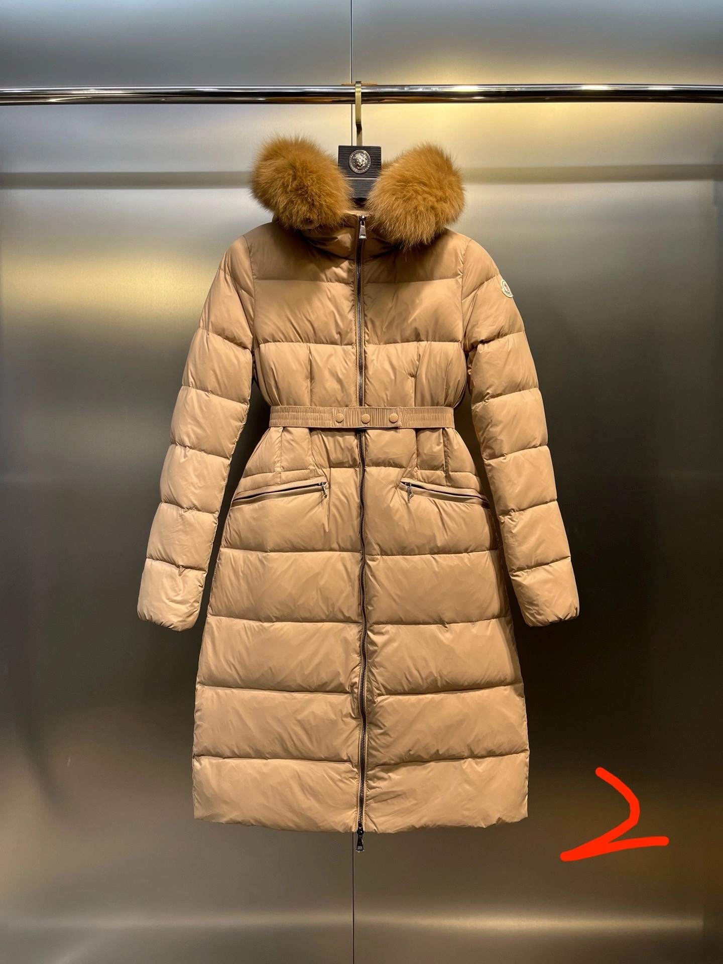 Victoria- 7o9385r Down jacket 90 white goose down 3colour item:E-F431J2507-3