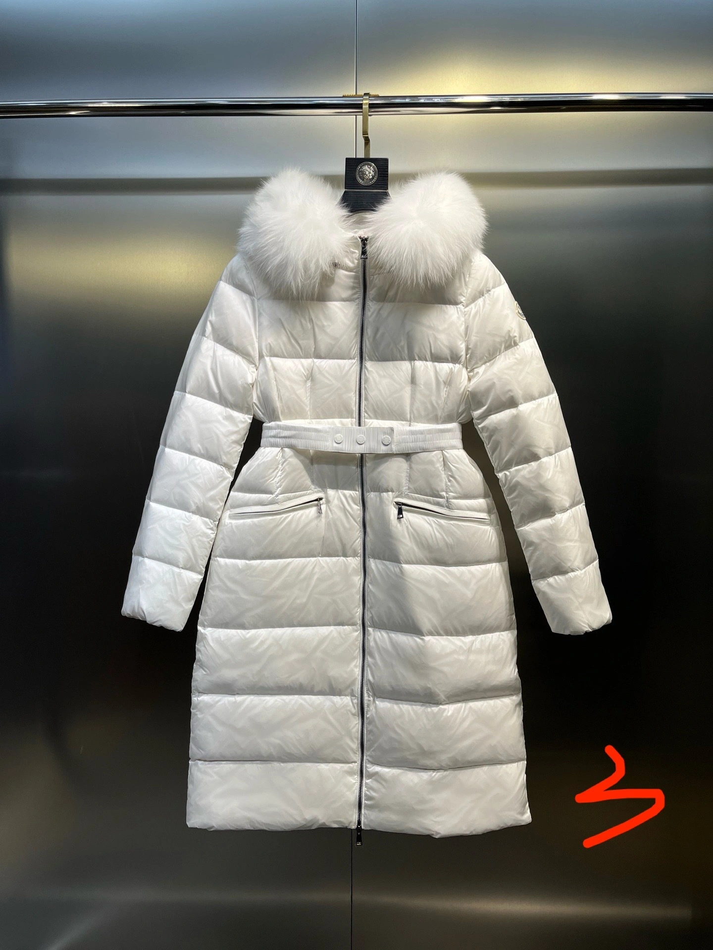 Victoria- 7o9385r Down jacket 90 white goose down 3colour item:E-F431J2507-3