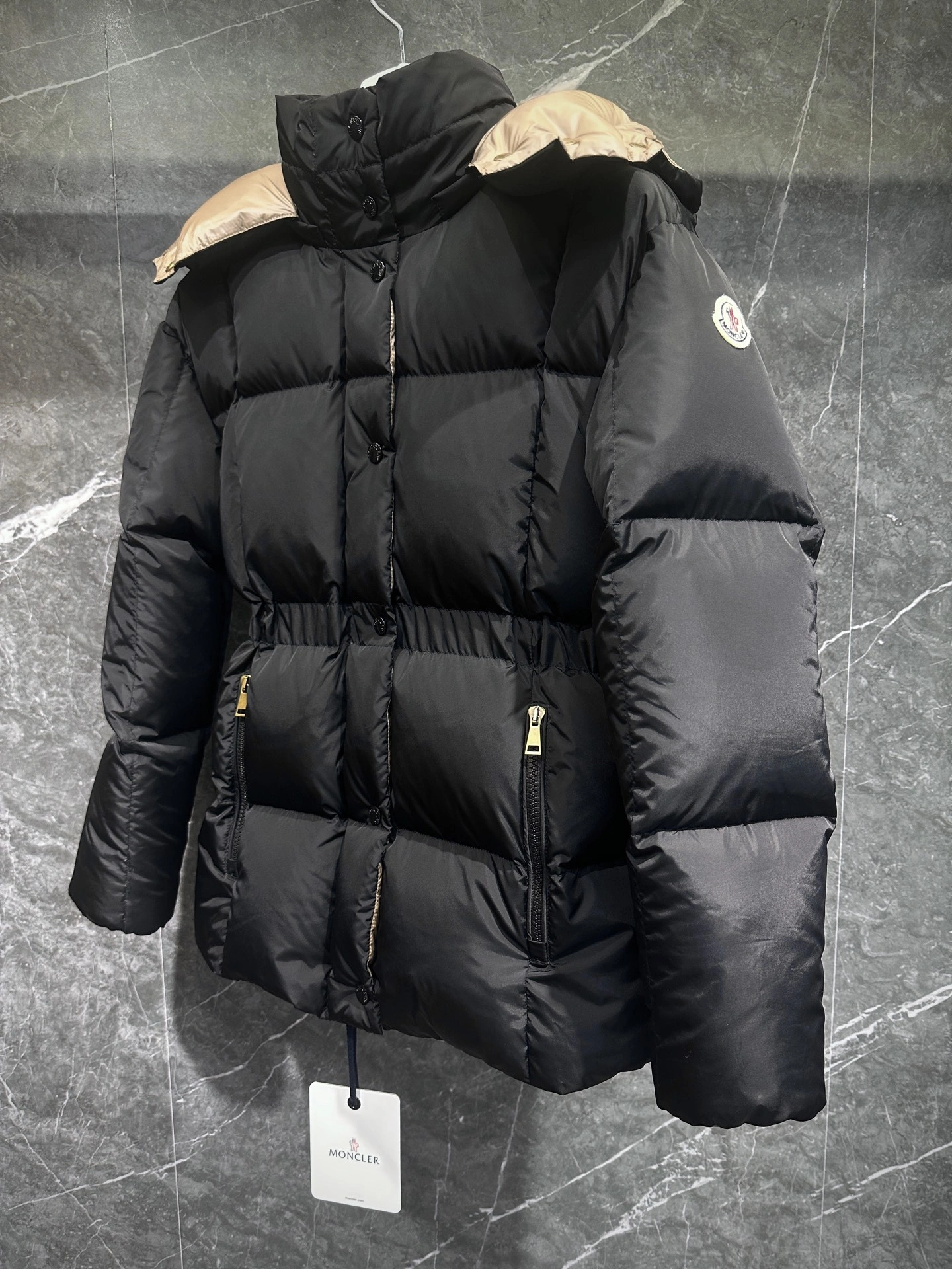 Victoria- 7o9385r Down jacket goose down 2colour item:E-F409J2502-2H