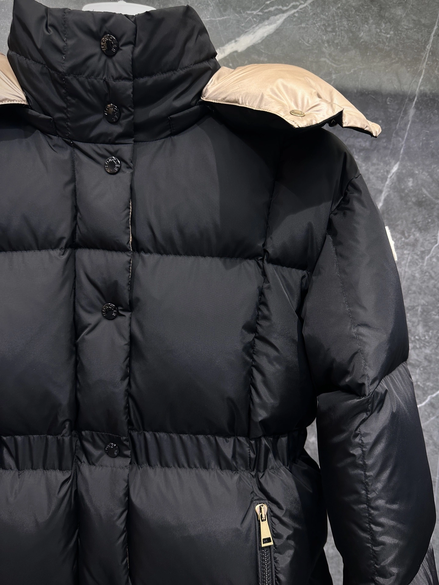 Victoria- 7o9385r Down jacket goose down 2colour item:E-F409J2502-2H