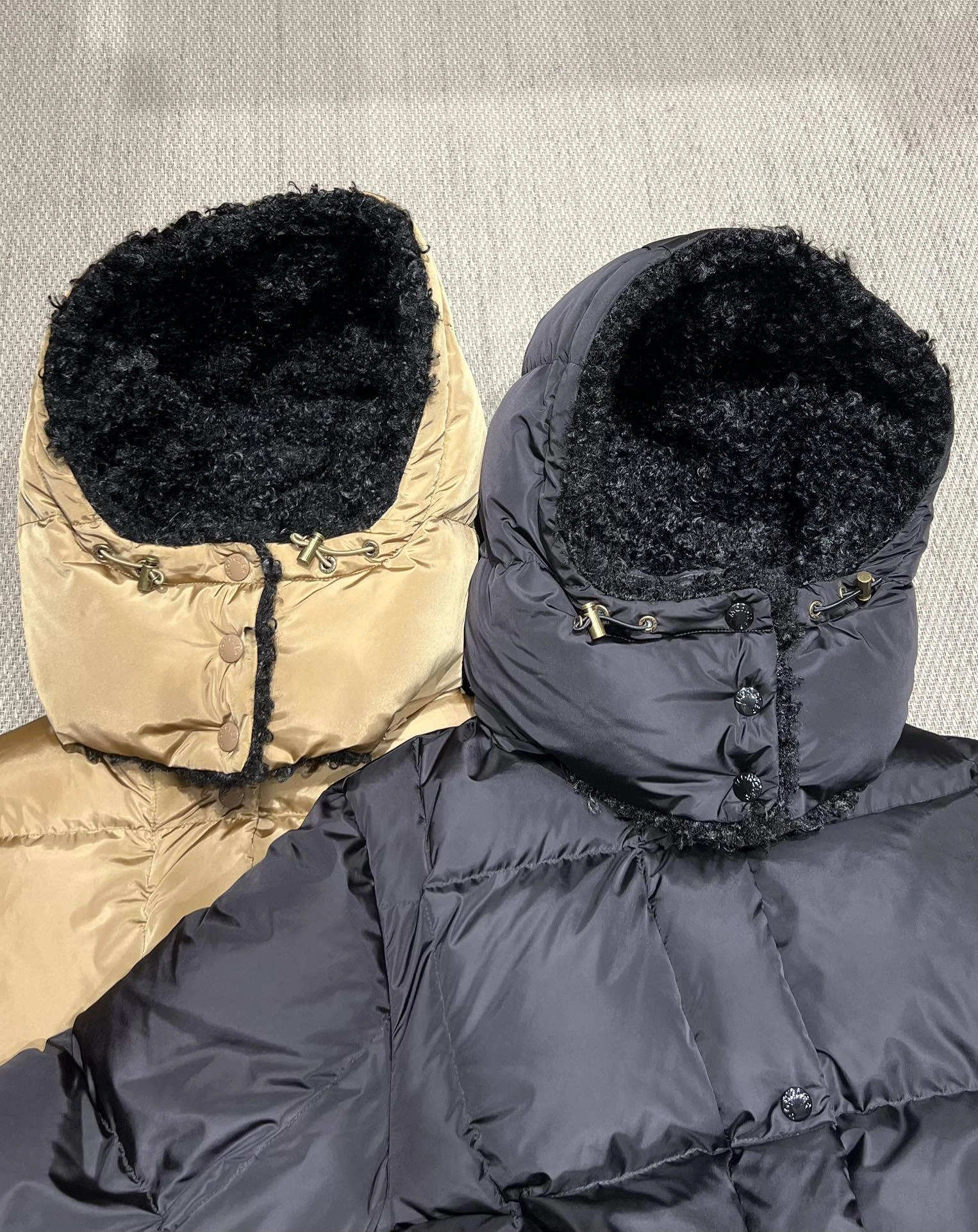 Victoria- 7o9385r Down jacket nylon white goose down 2Colour item:E-F140K1675-2H