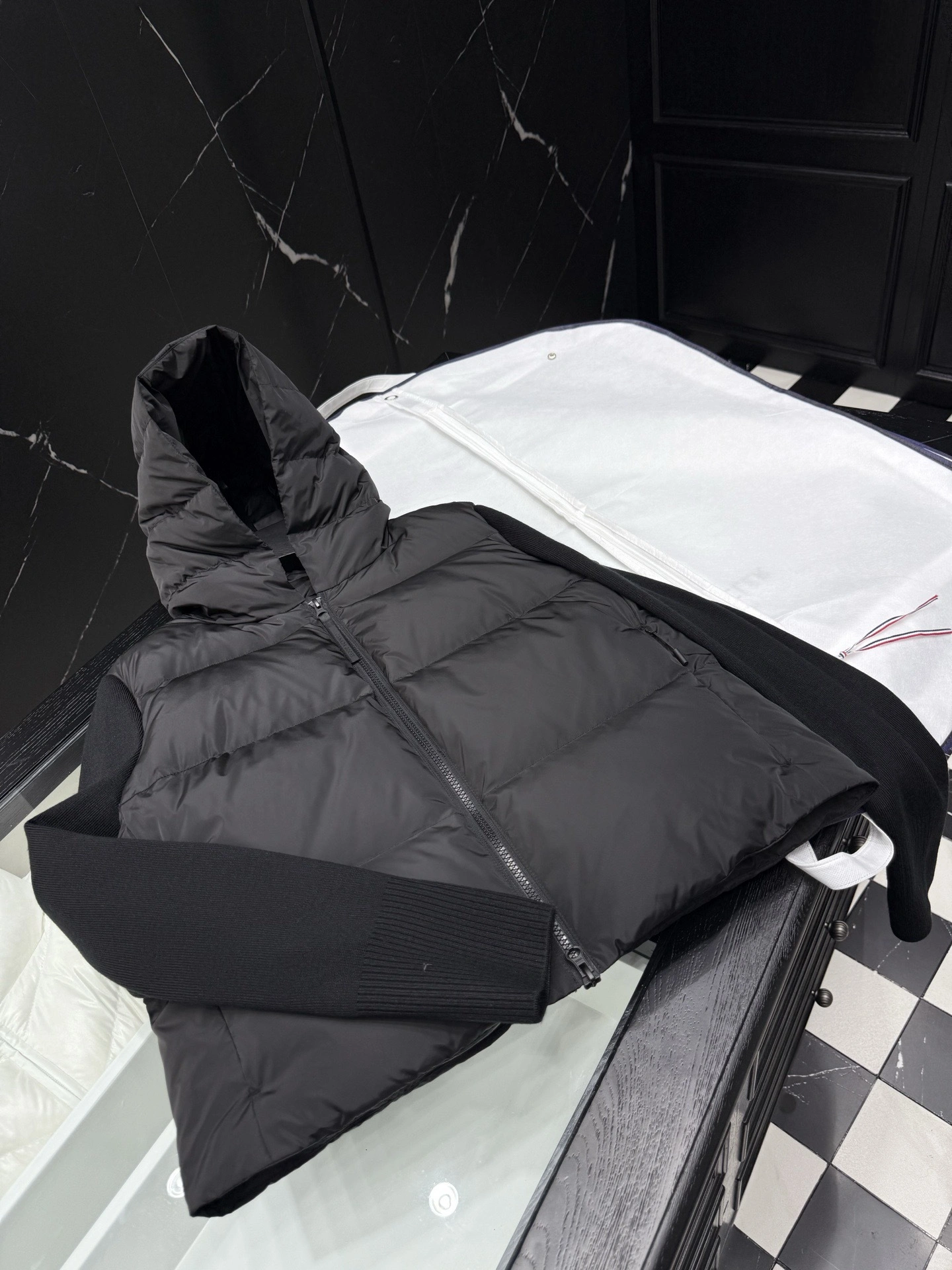 Victoria- 7o9385r Down jacket white duck down 2colour item:E-F443J0727-2H
