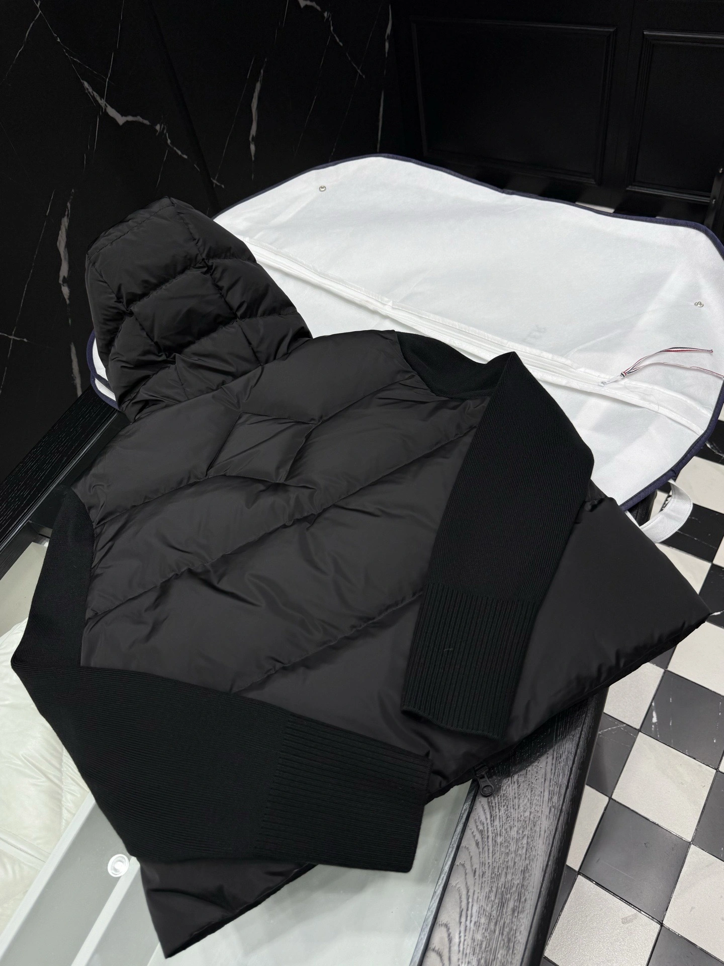 Victoria- 7o9385r Down jacket white duck down 2colour item:E-F443J0727-2H