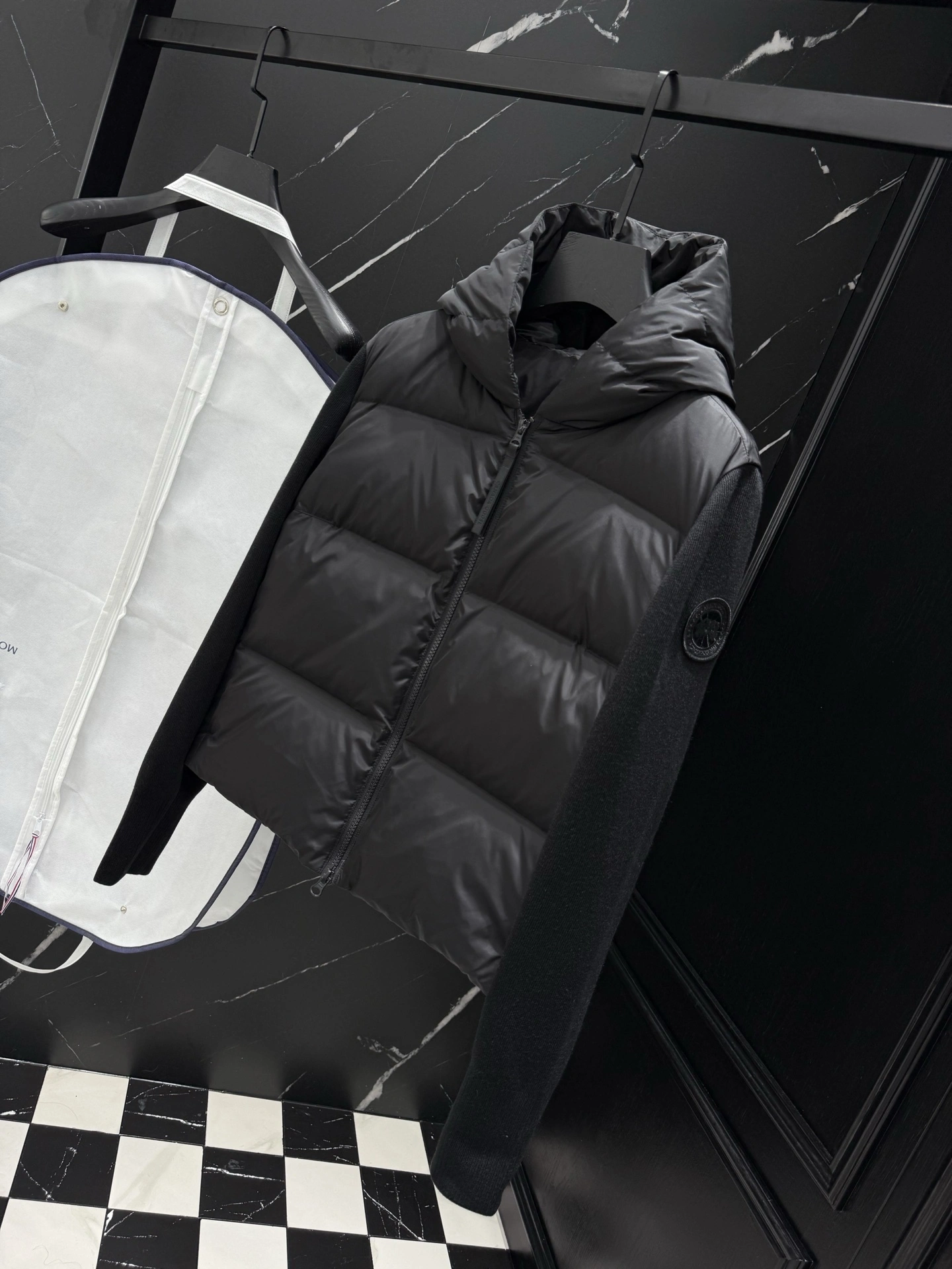 Victoria- 7o9385r Down jacket white duck down 2colour item:E-F443J0727-2H