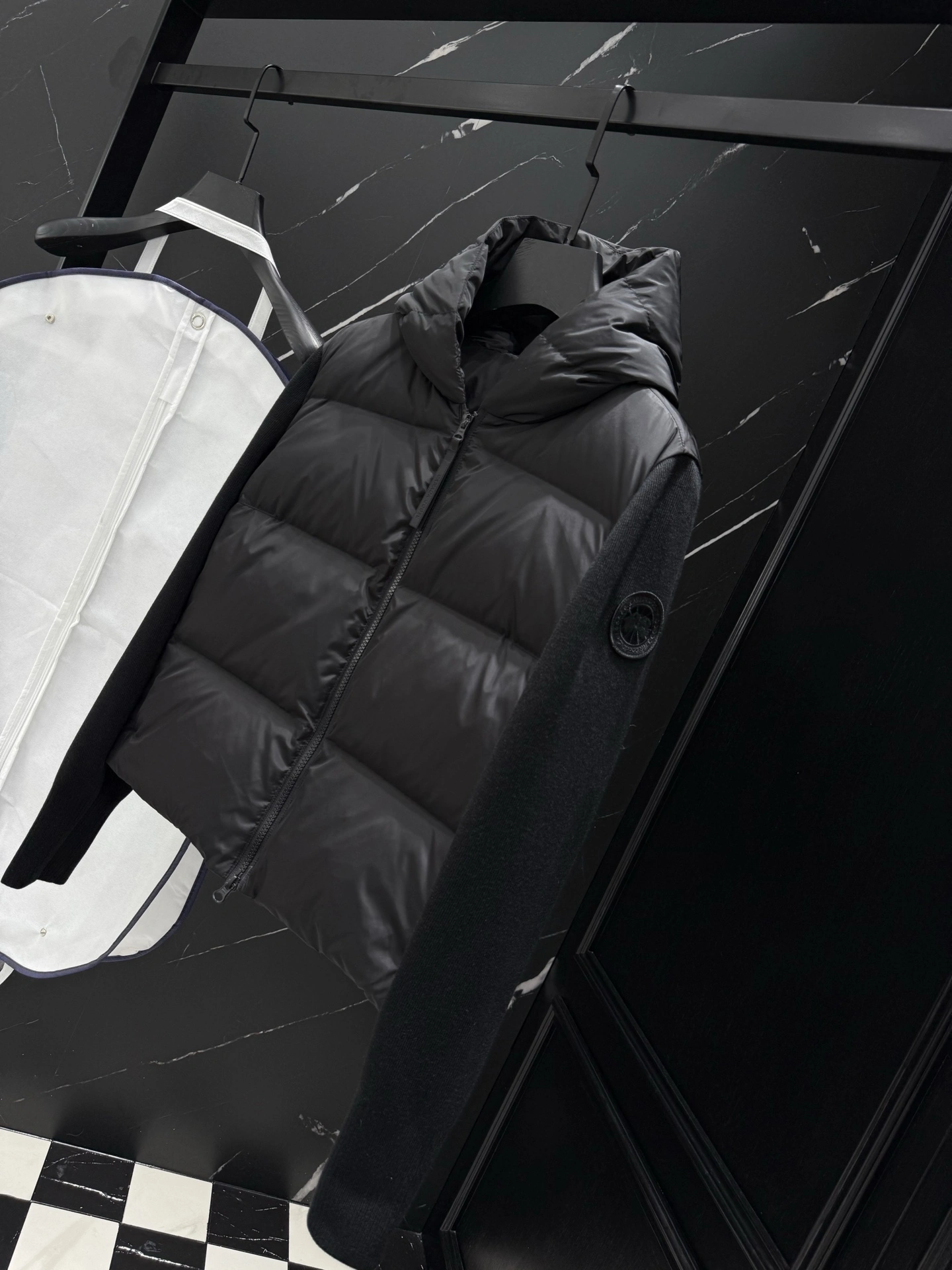 Victoria- 7o9385r Down jacket white duck down 2colour item:E-F443J0727-2H