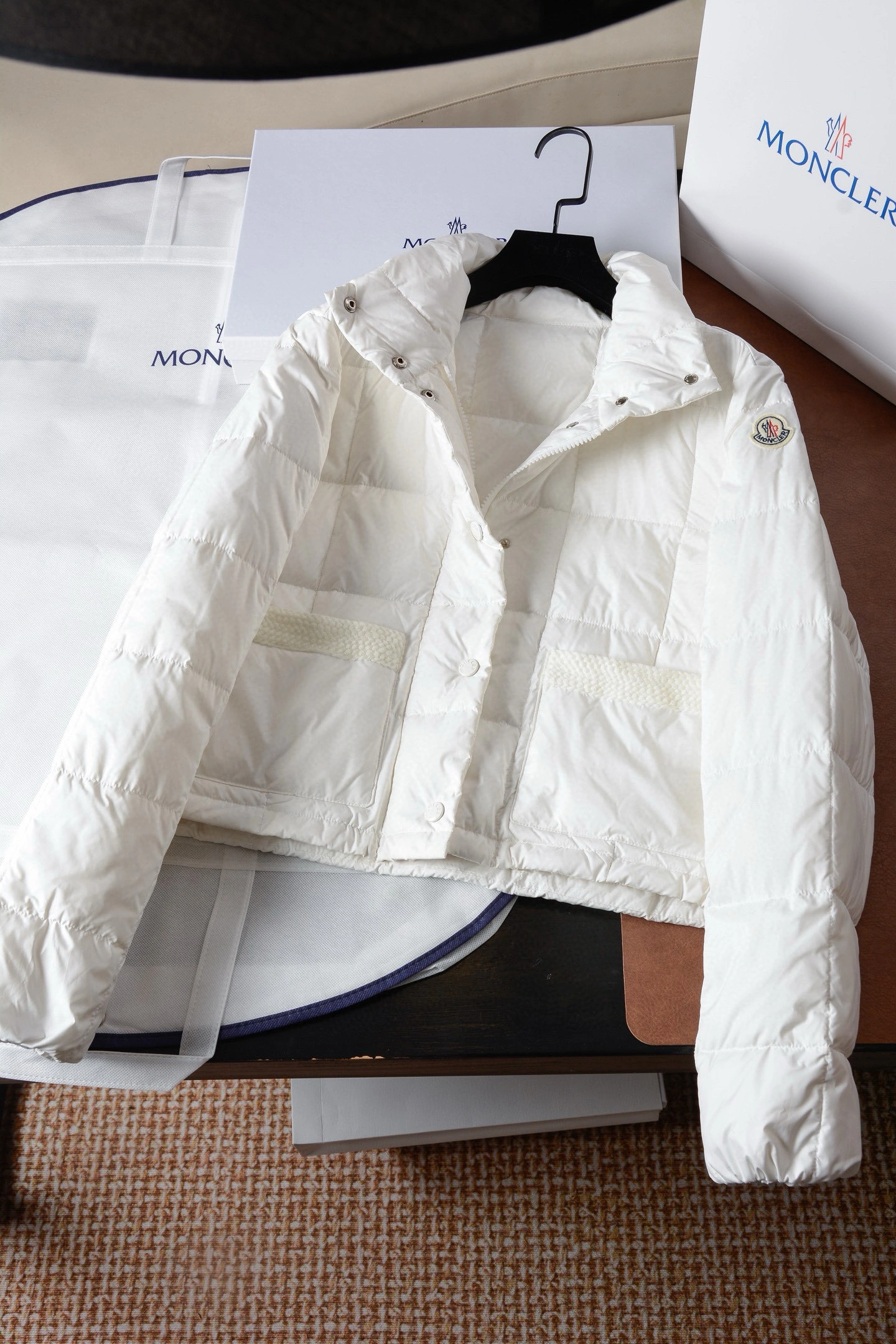 Victoria- 7o9385r Down jacket white goose down 2colour item:E-F020I1816-2