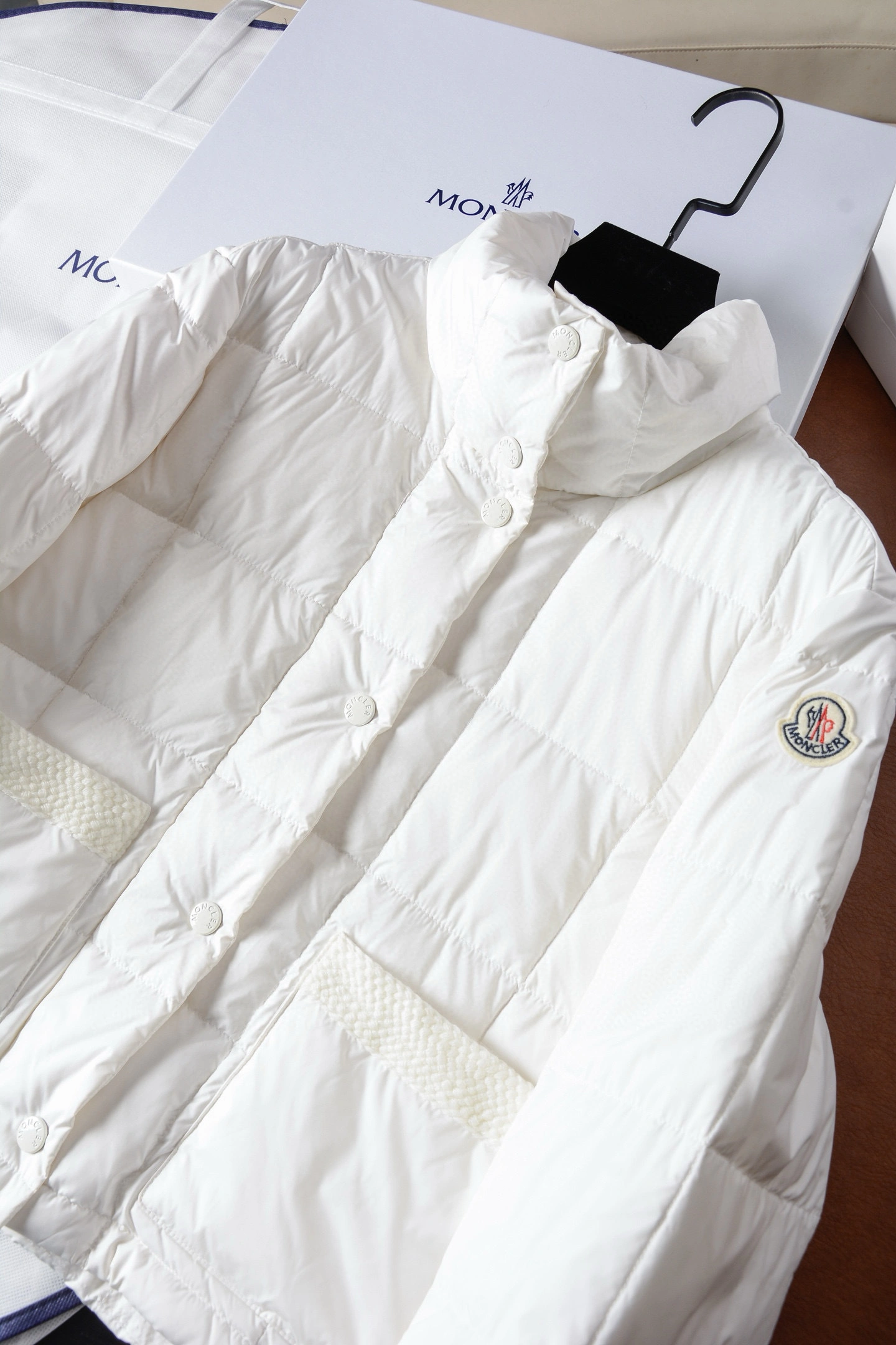 Victoria- 7o9385r Down jacket white goose down 2colour item:E-F020I1816-2