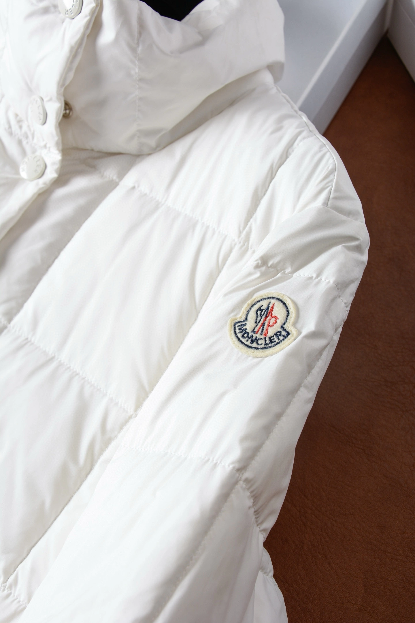 Victoria- 7o9385r Down jacket white goose down 2colour item:E-F020I1816-2