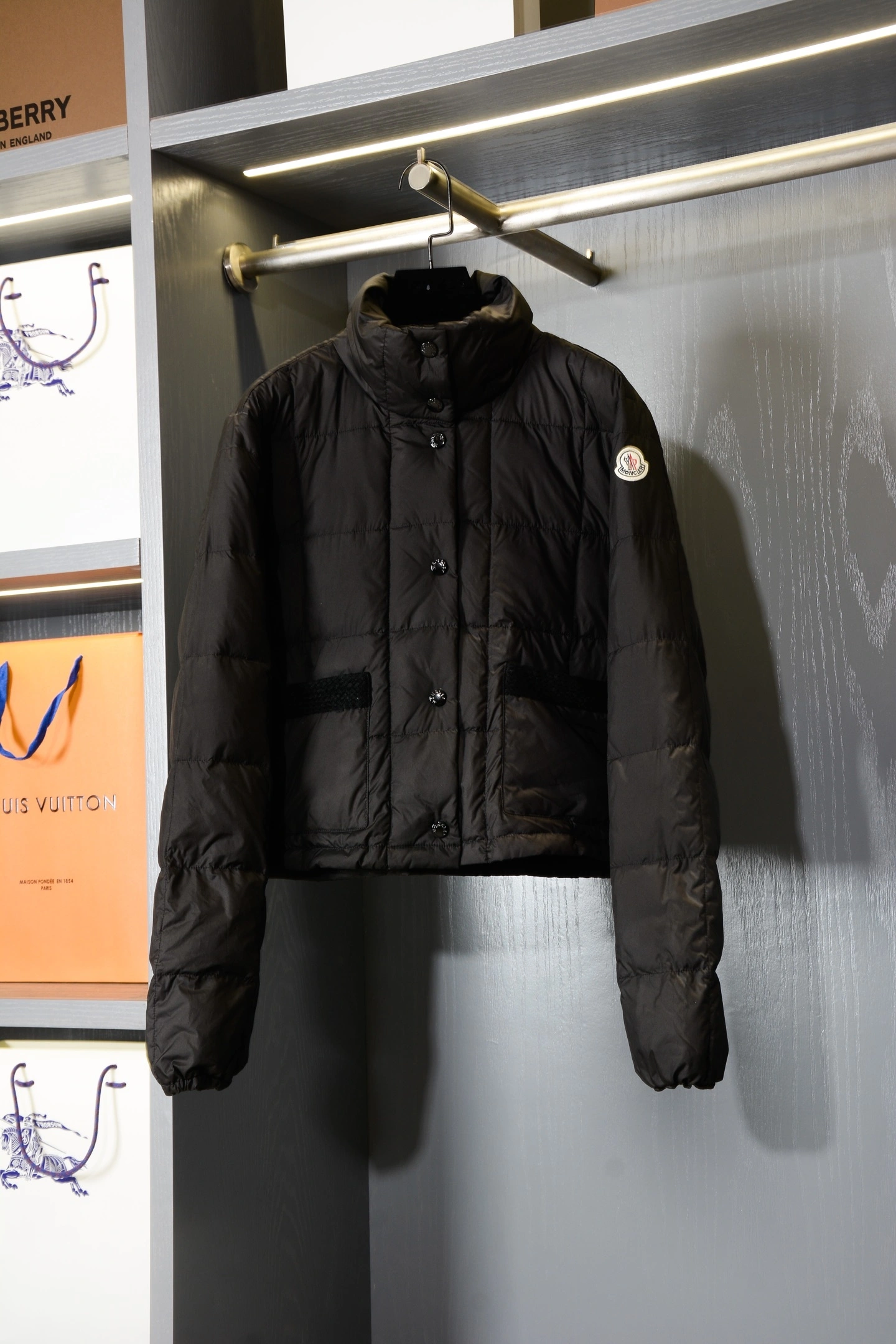 Victoria- 7o9385r Down jacket white goose down 2colour item:E-F020I1816-2