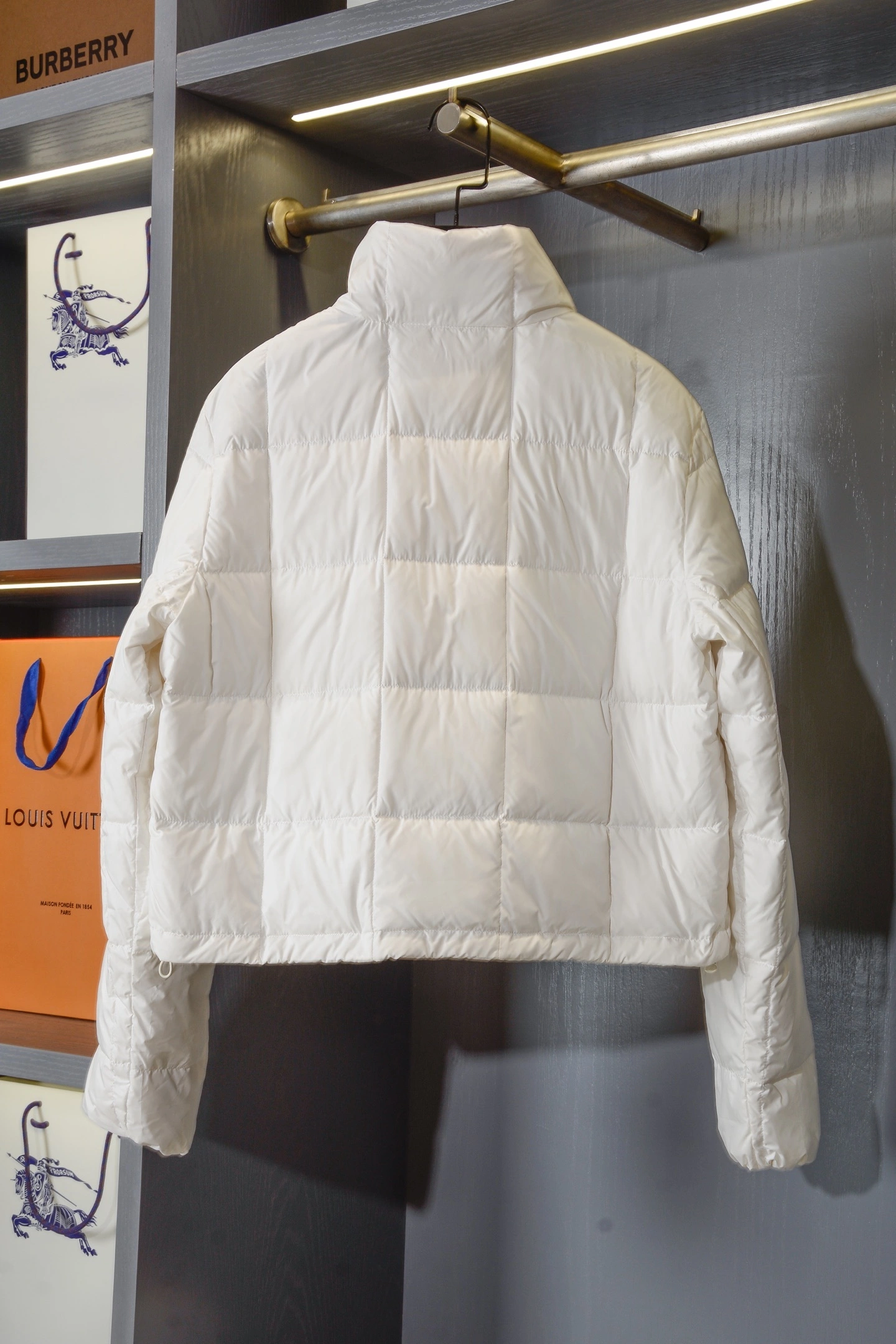 Victoria- 7o9385r Down jacket white goose down 2colour item:E-F020I1816-2