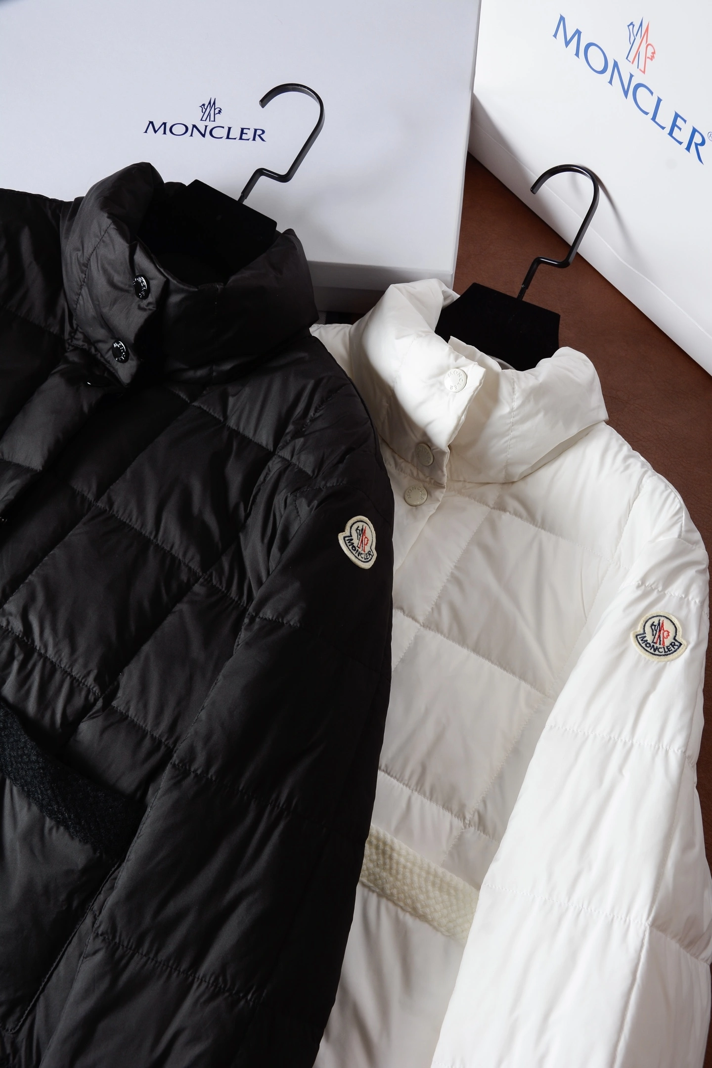 Victoria- 7o9385r Down jacket white goose down 2colour item:E-F020I1816-2