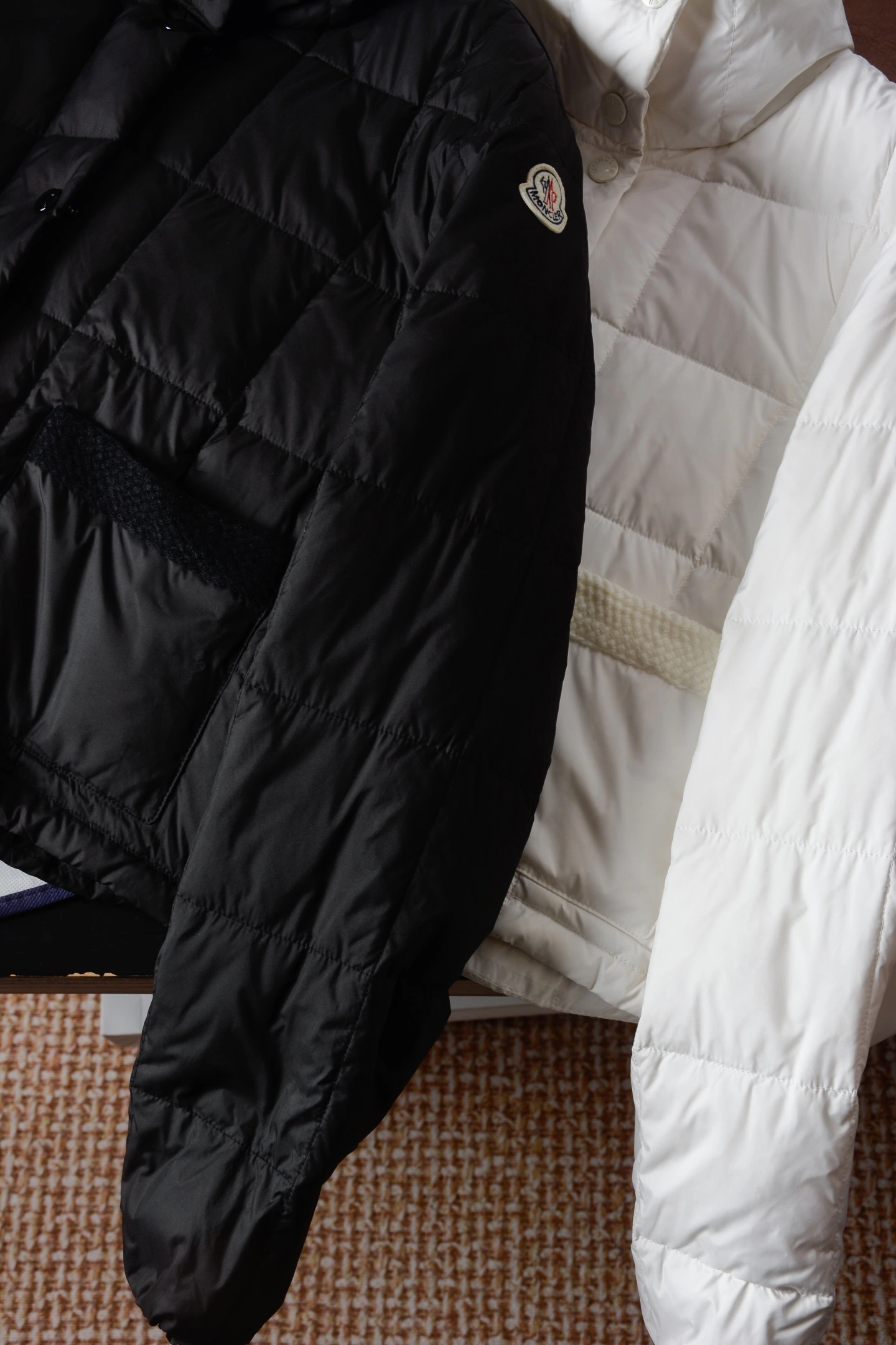 Victoria- 7o9385r Down jacket white goose down 2colour item:E-F020I1816-2