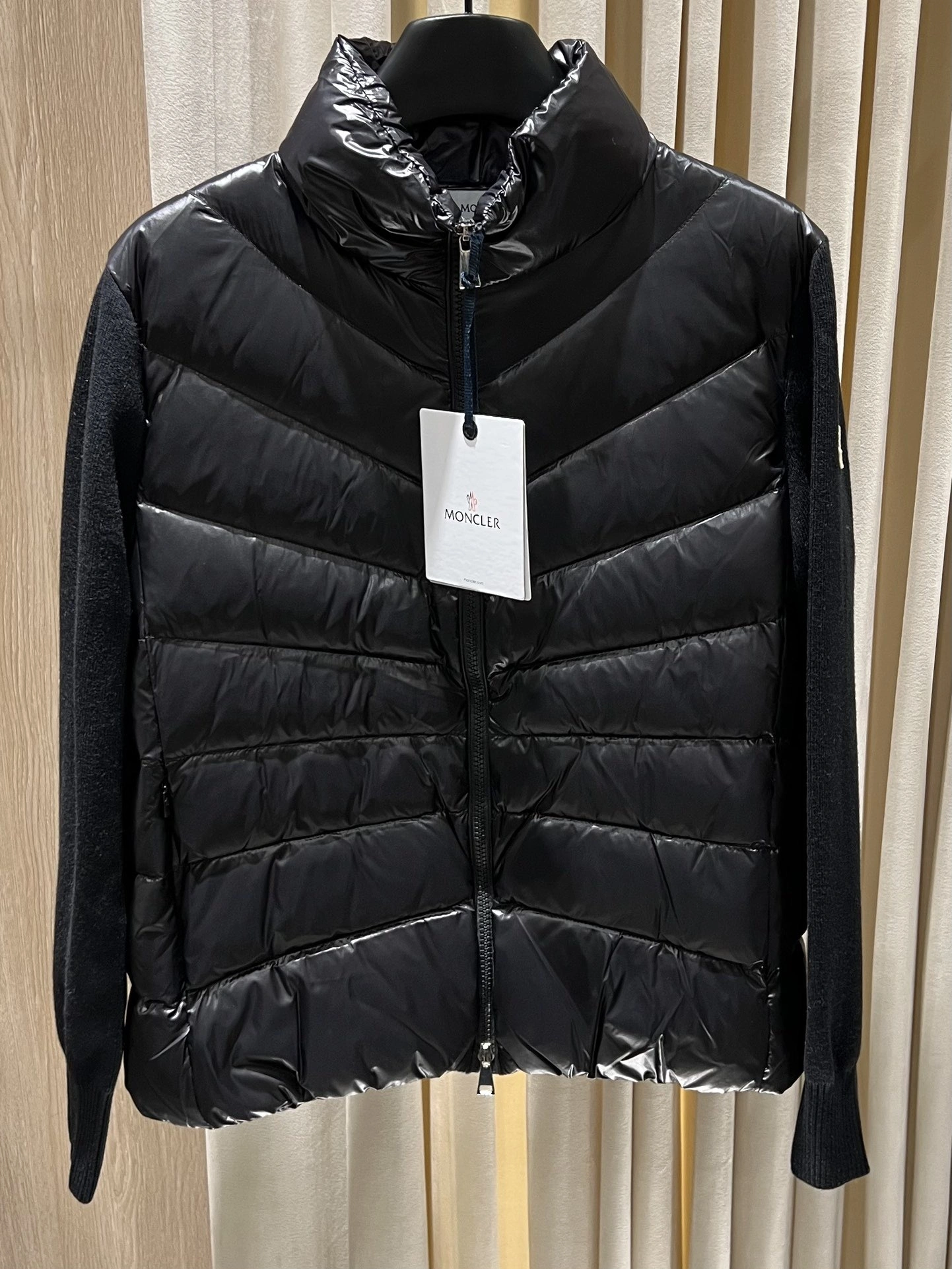 Victoria- 7o9385r Down jacket white goose down wool 2colour item:E-F140J2902-2H