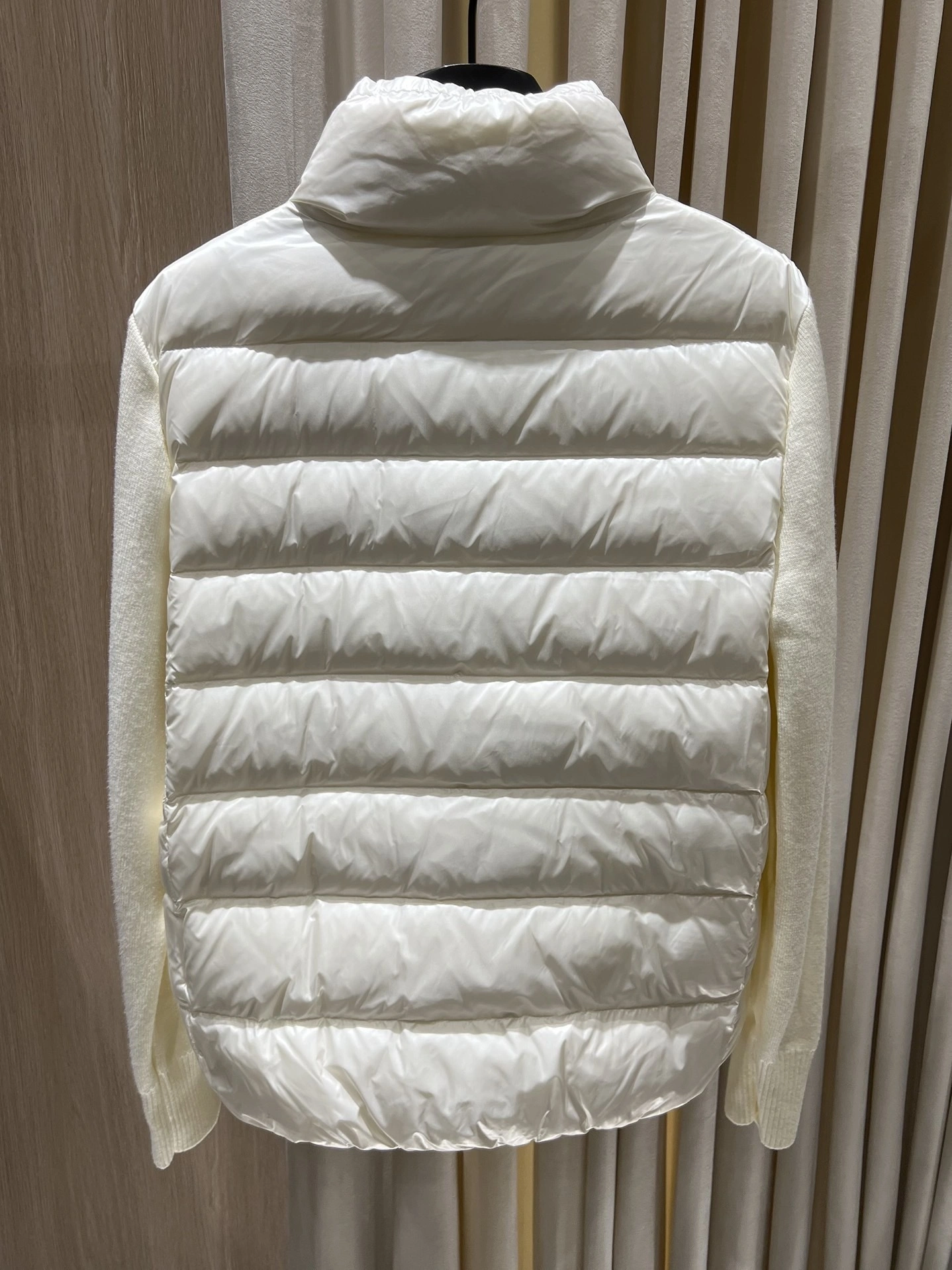 Victoria- 7o9385r Down jacket white goose down wool 2colour item:E-F140J2902-2H