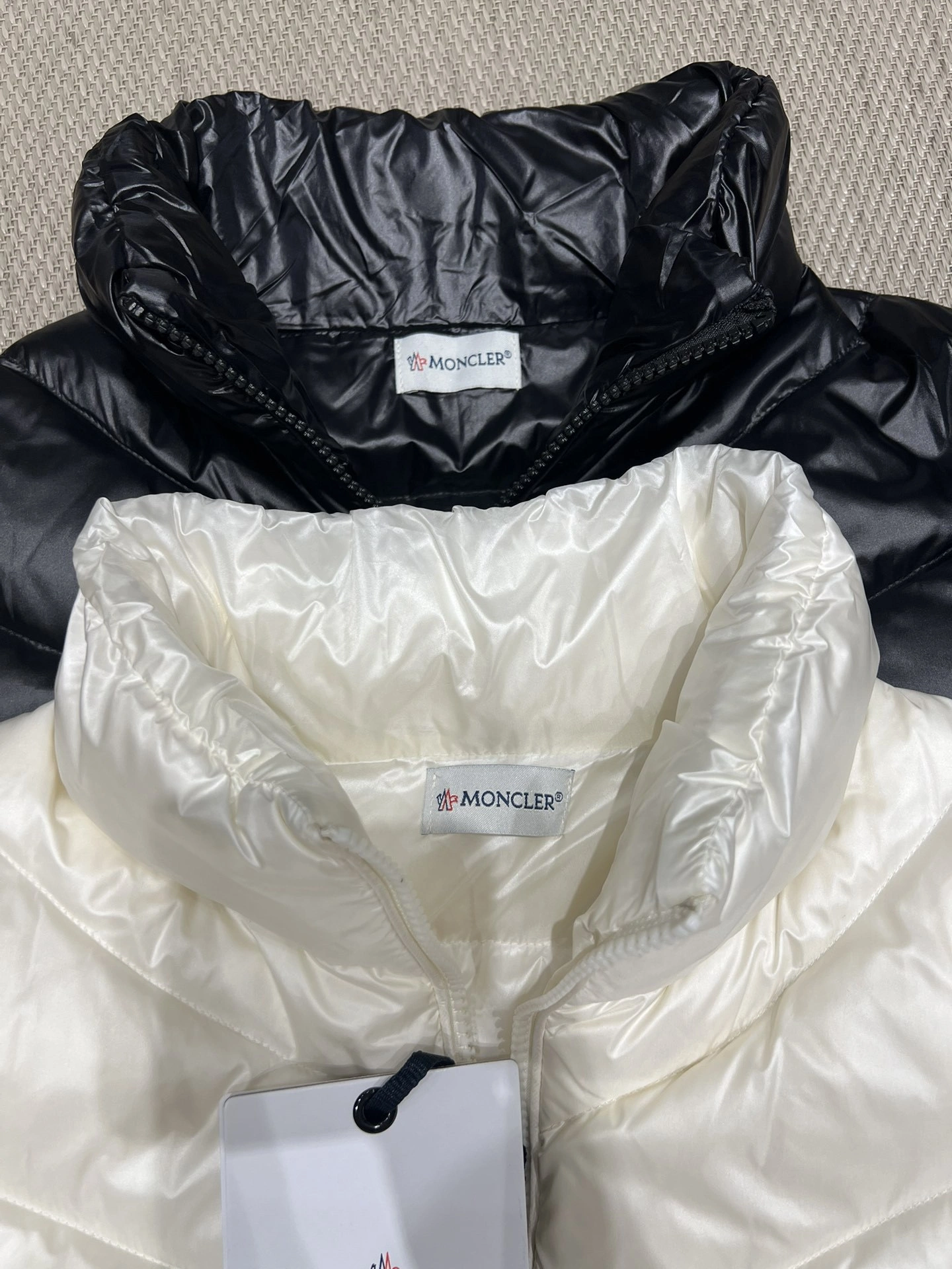 Victoria- 7o9385r Down jacket white goose down wool 2colour item:E-F140J2902-2H