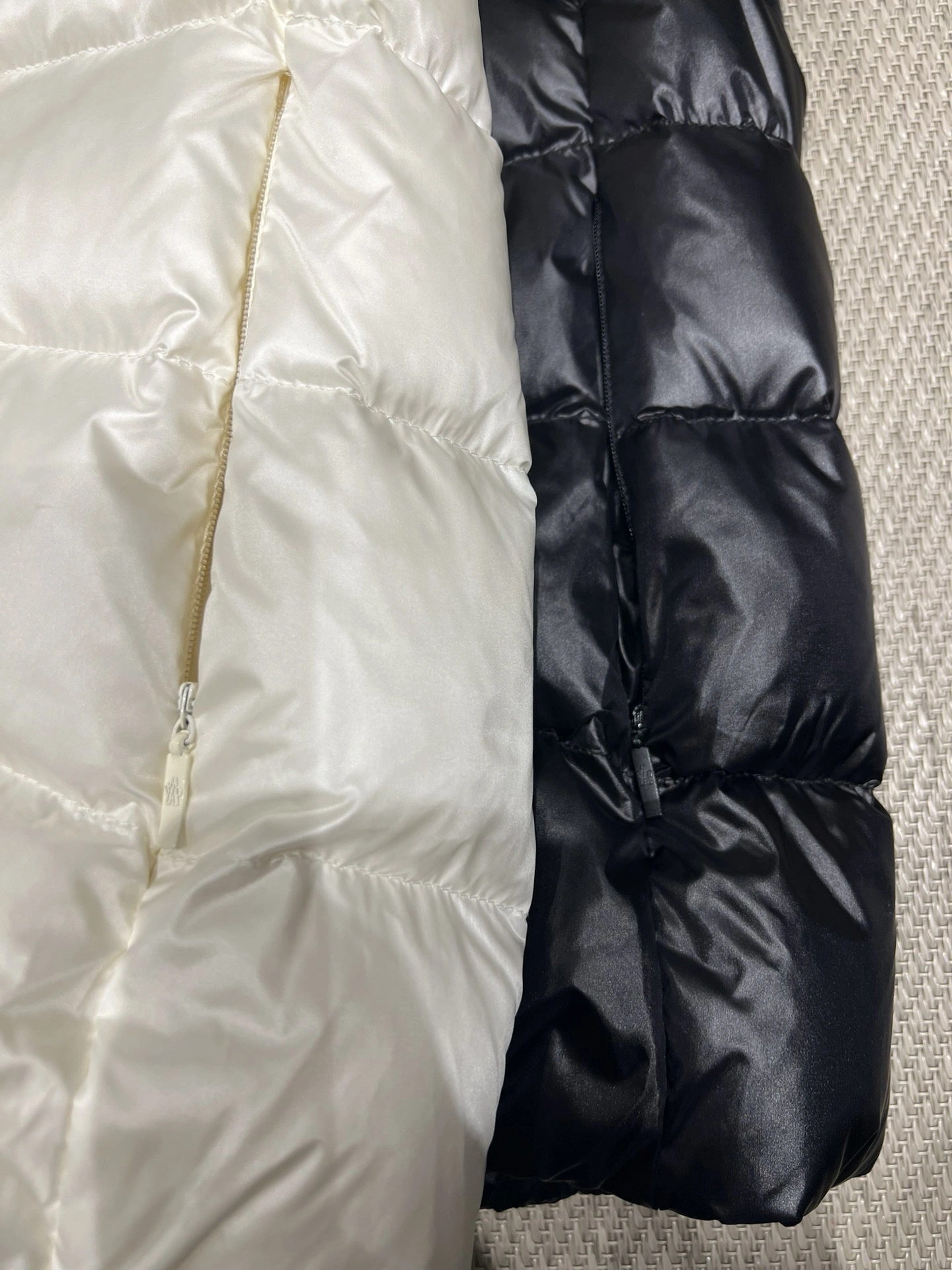 Victoria- 7o9385r Down jacket white goose down wool 2colour item:E-F140J2902-2H