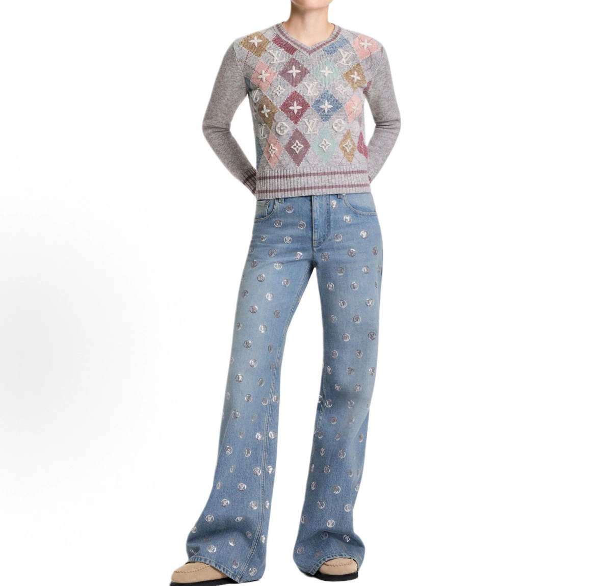 Victoria- 8V Monogram embroidery wool item:F-F140A1424H